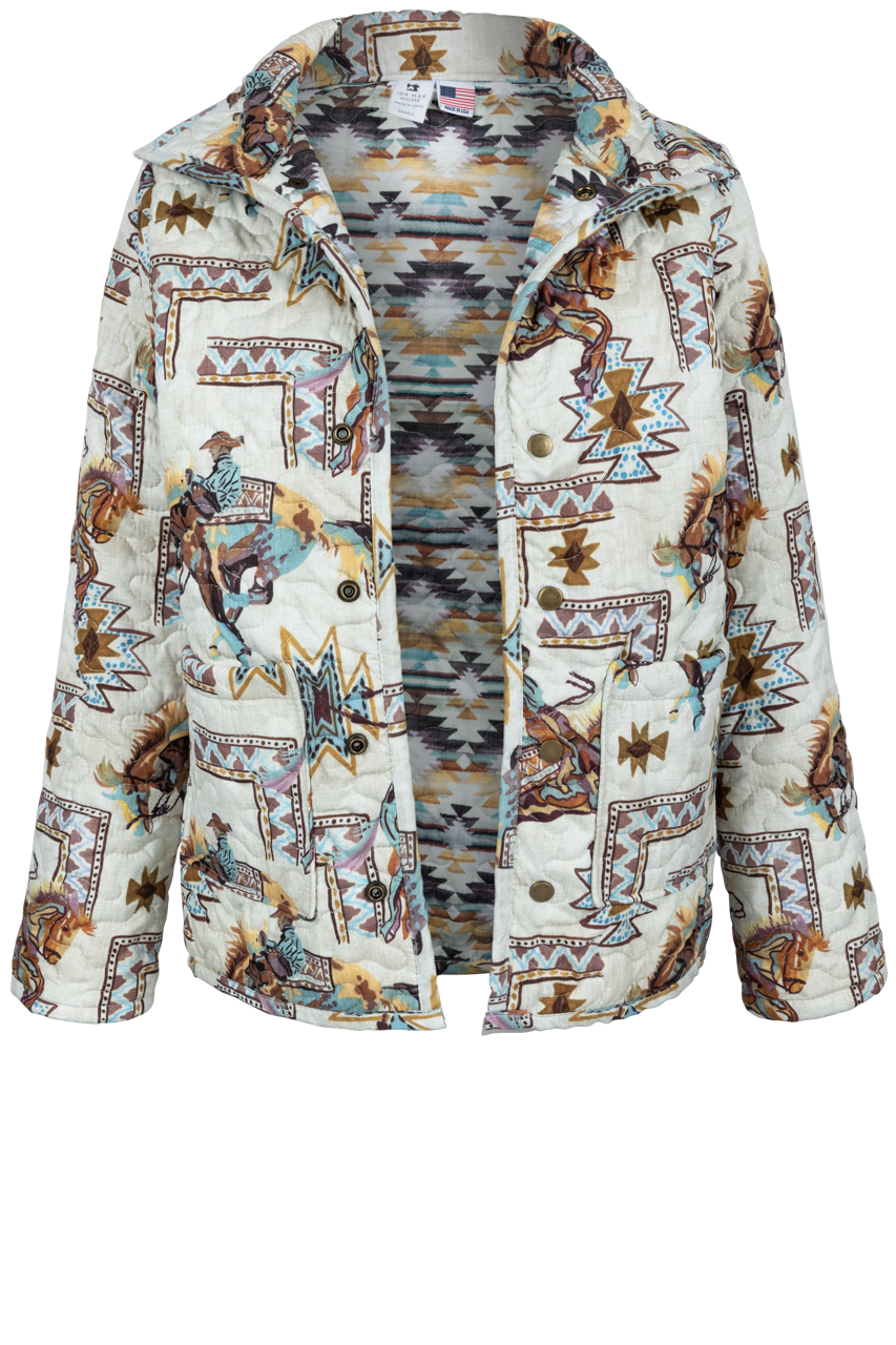 Ida Mae Quilted Snap Jacket for Women - Stylish Lightweight Outerwear for Spring & Fall | Perfect for Casual Outings, Travel & Layering