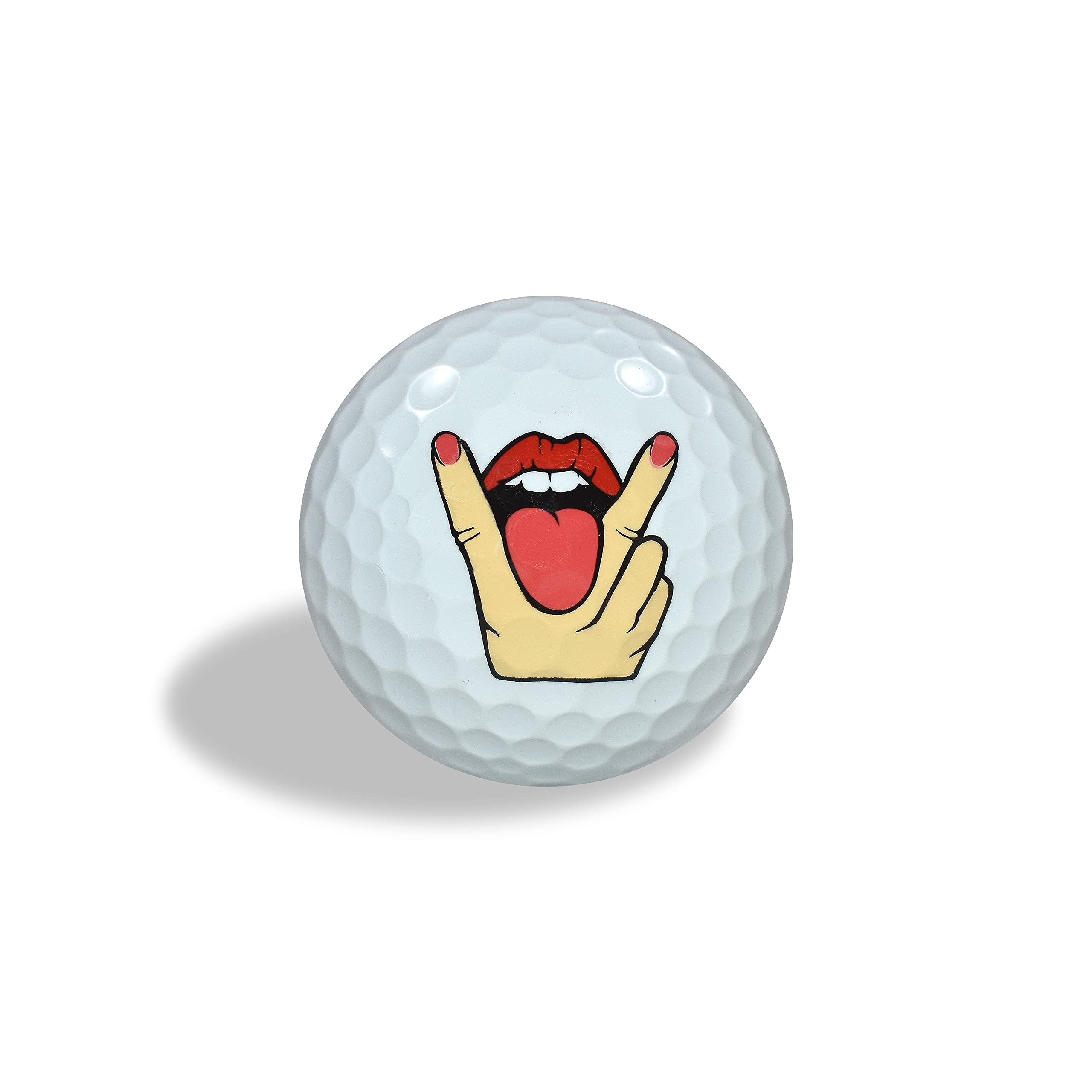 Funny Soft Feel Golf Balls (3-Pack) - Perfect Golf Gifts for Players