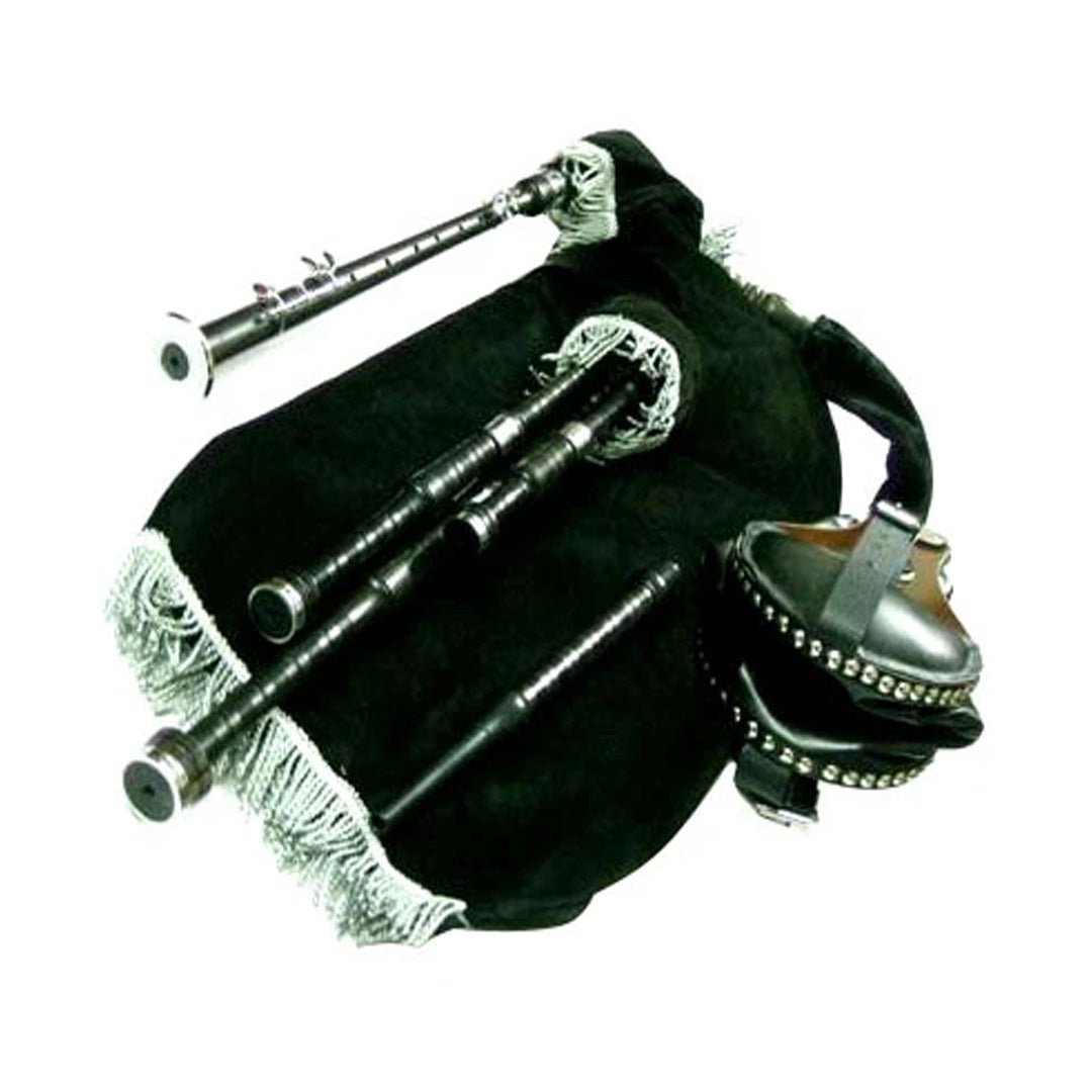Premium Irish Brain Borou Practice System - African Blackwood Flute for Beginners & Professionals | Perfect for Traditional Music, Performances & Practice Sessions