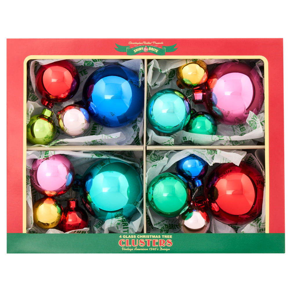 Christmas Confetti 8 Count - 4pc Assorted Sizes (1.25