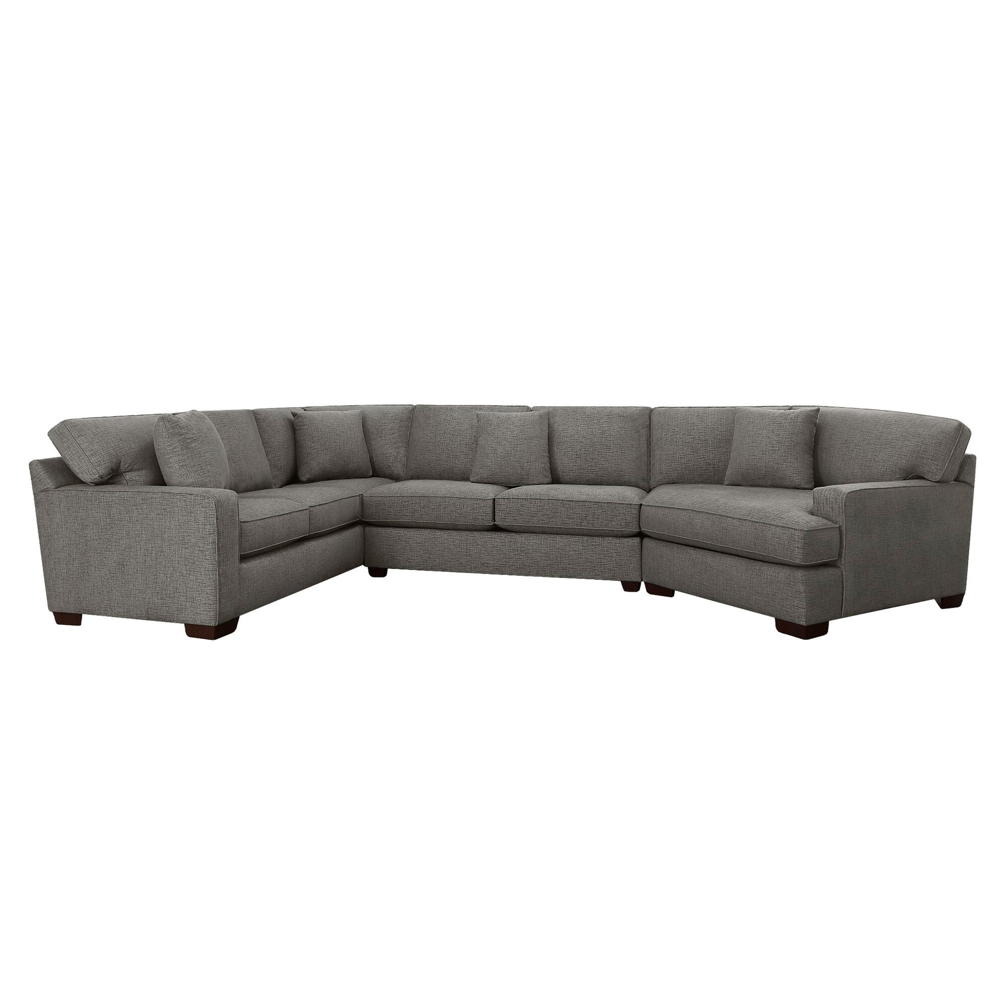 3-Piece Right Cuddler Sectional Sofa Set - Modern L-Shaped Living Room Couch for Small Spaces, Apartment & Cozy Home Decor