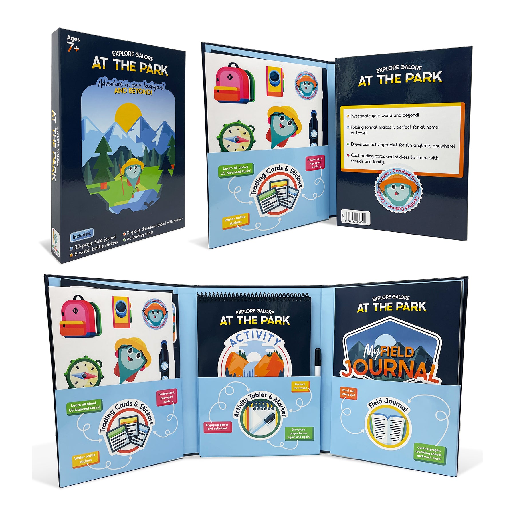 Carson Dellosa Explore Galore: At The Park Dry Erase Activity Kit for Kids - Fun Learning Games & Outdoor Educational Activities for Preschool & Kindergarten