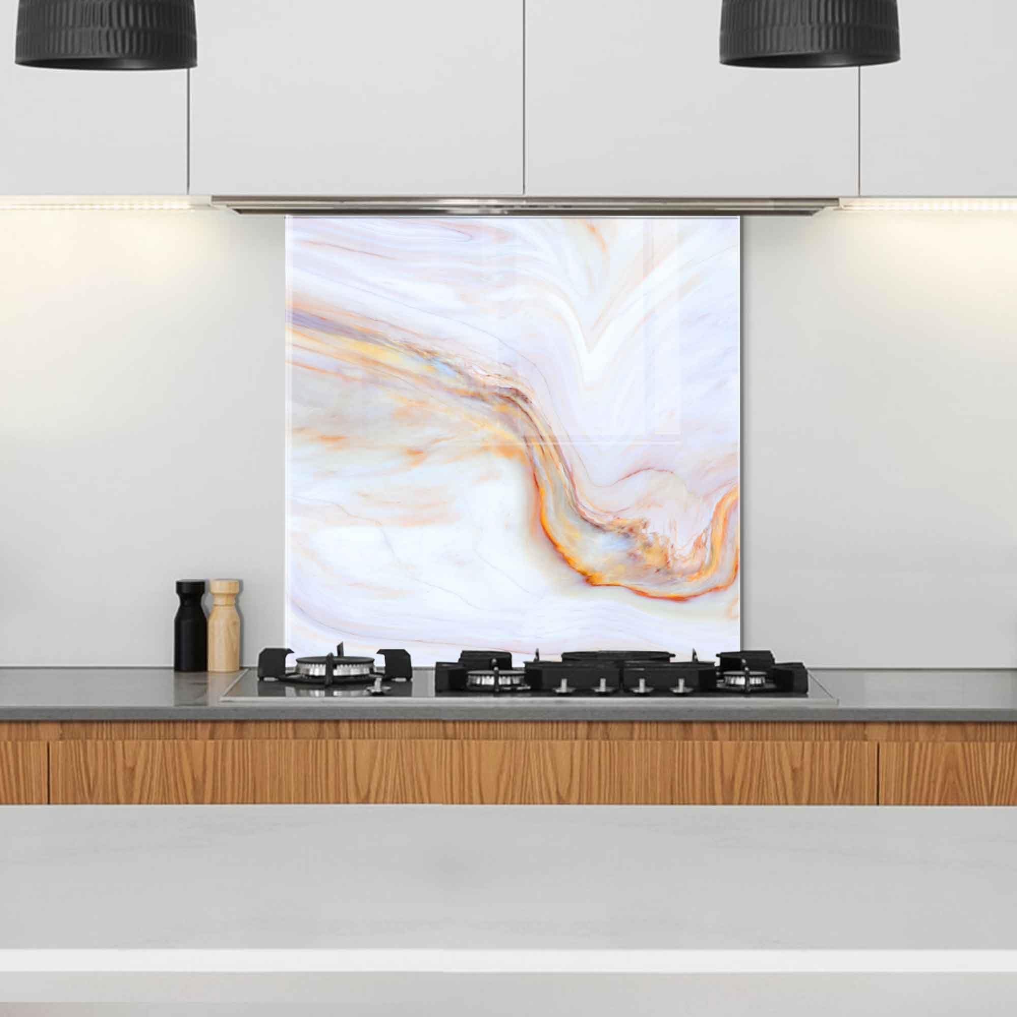 **Tempered Glass Kitchen Backsplash - 30x17.7 Inch (76x45cm) Stove Top Cover, Splash Guard for Sink, Heat & Stain Resistant Wall Tile - Perfect for Modern Home Decor & Easy Cleaning**    *(Use Cases: Ideal for protecting walls from grease, water splashes, and heat damage while adding a sleek, stylish touch to your kitchen.)*