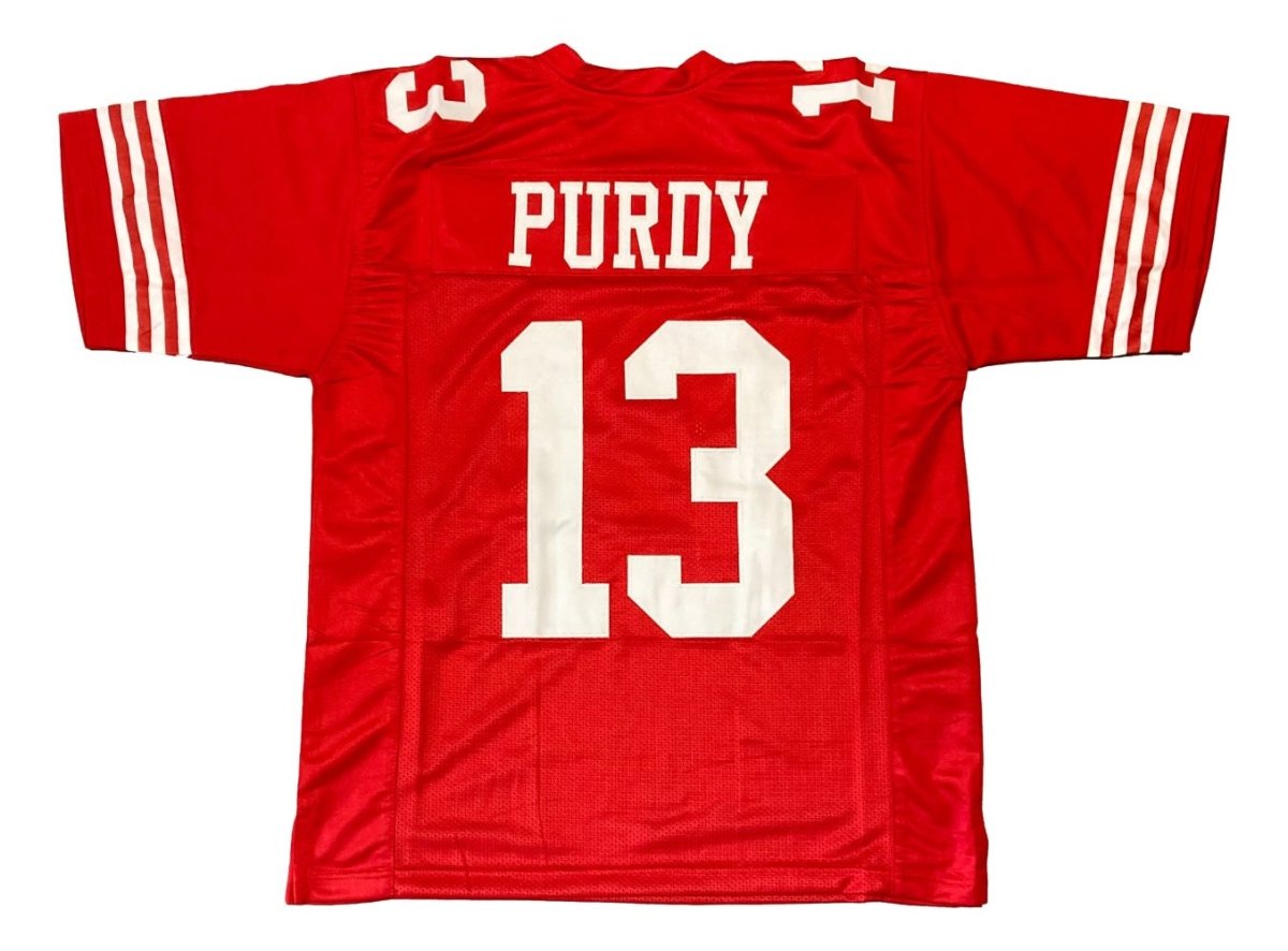 Brock Purdy San Francisco 49ers Red Football Jersey - Official NFL Player Jersey for Fans, Game Day & Sports Events