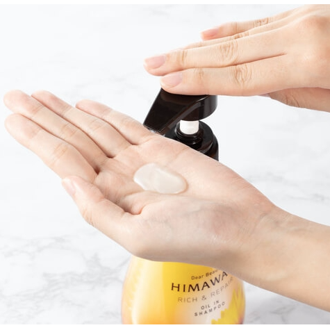 Kracie Himawari Dear Beauté Oil In Shampoo Rich & Repair 500ml - Hydrating & Repairing Hair Treatment for Damaged Hair - Perfect for Daily Use & Salon-Quality Results at Home