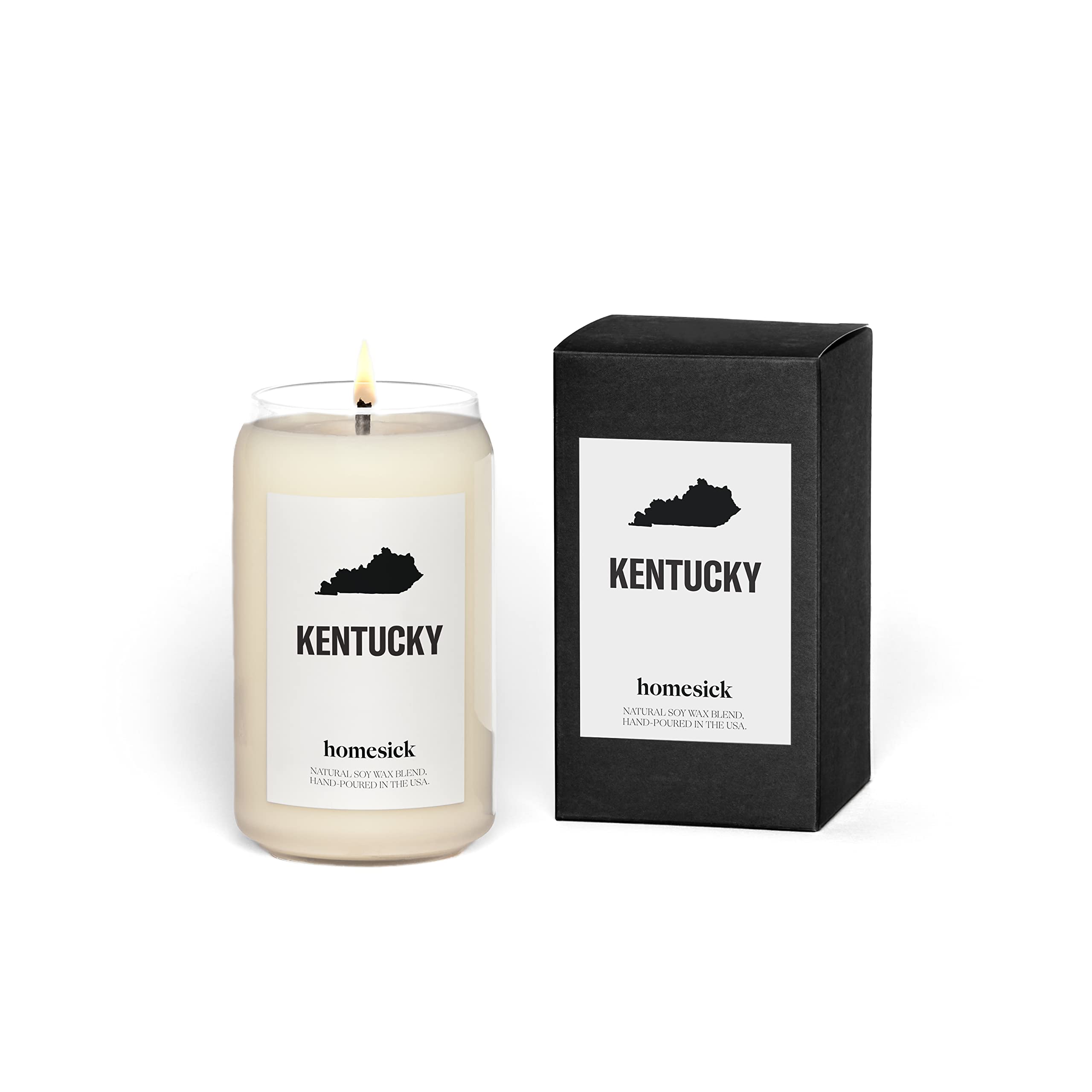 Premium Kentucky Bourbon Scented Soy Candle - Vanilla & Butter Aroma, 13.75 oz, 60-80 Hour Burn Time | Natural Soy Wax Blend for Home Decor, Relaxation & Aromatherapy | Perfect for Cozy Evenings, Stress Relief & Creating Warm Ambiance
