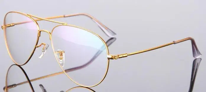 Brightzone Men's Full Rim Oval Double Bridge Titanium Eyeglasses 71424 - Lightweight Durable Glasses for Work, Reading & Fashion