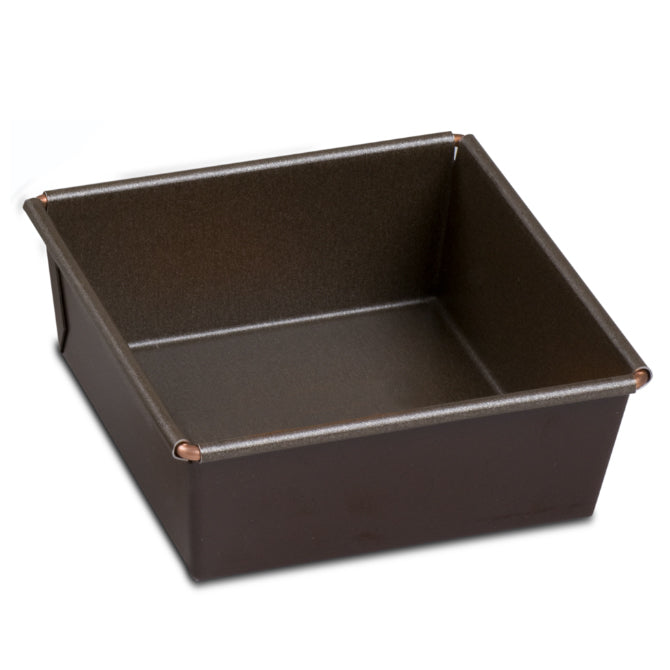 4-Inch Square Nonstick Cake Pan - Perfect for Baking Brownies, Bars & Small Cakes (Oven Safe, Easy Release)
