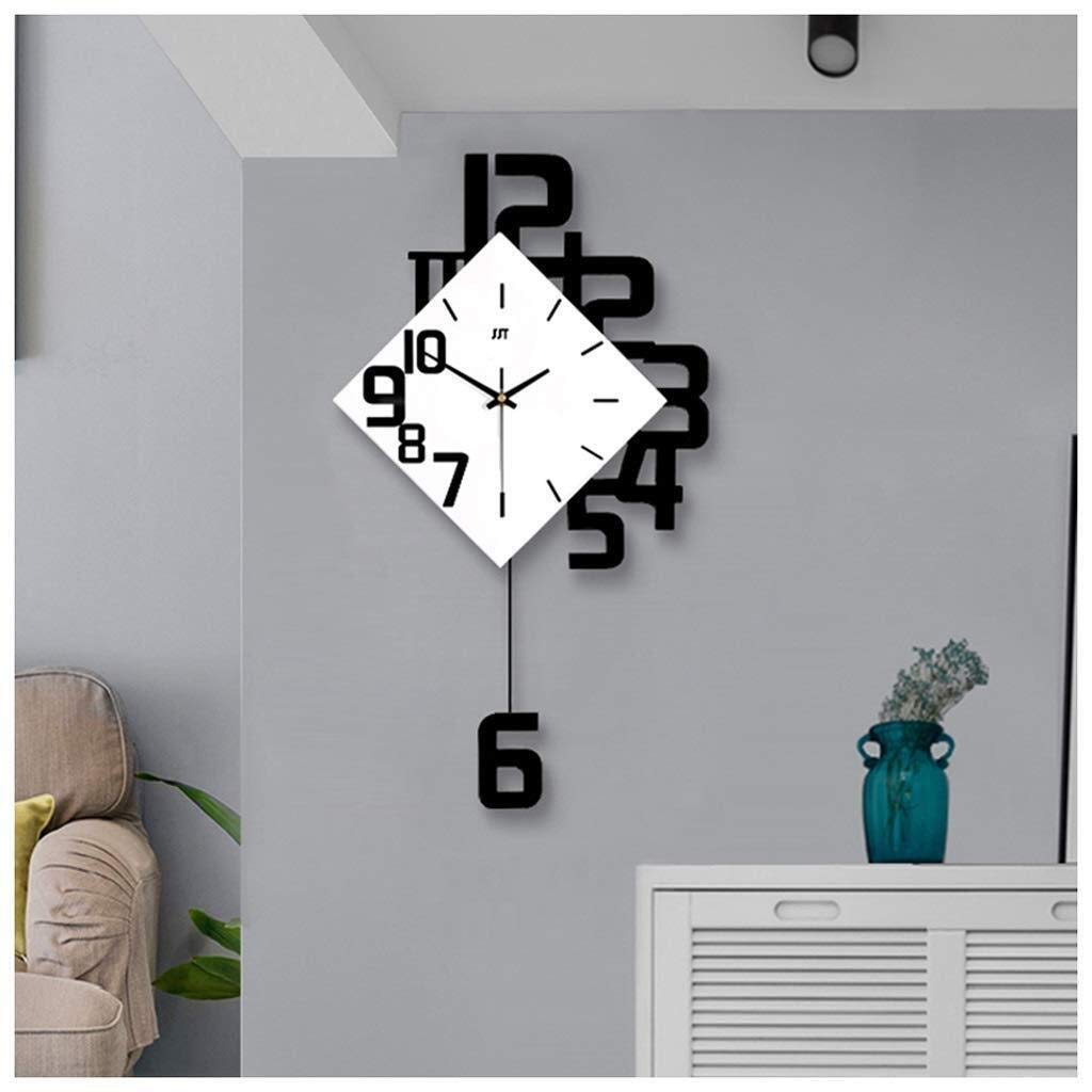 Stylish MGE Wall Clock - Silent Non-Ticking Modern Decorative Clock for Bedroom, Office, Living Room & Dining Room (34X63cm) - Perfect for Home Decor, Gifts & Workspaces