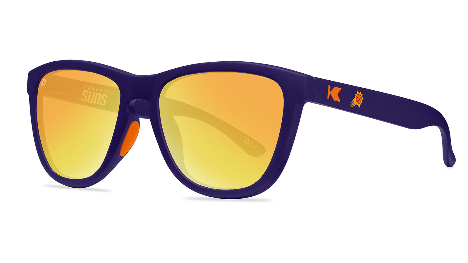 Phoenix Suns NBA Basketball Team Logo Sunglasses for Men & Women - UV Protection, Stylish Sports & Outdoor Eyewear for Fans, Running, Driving, Beach