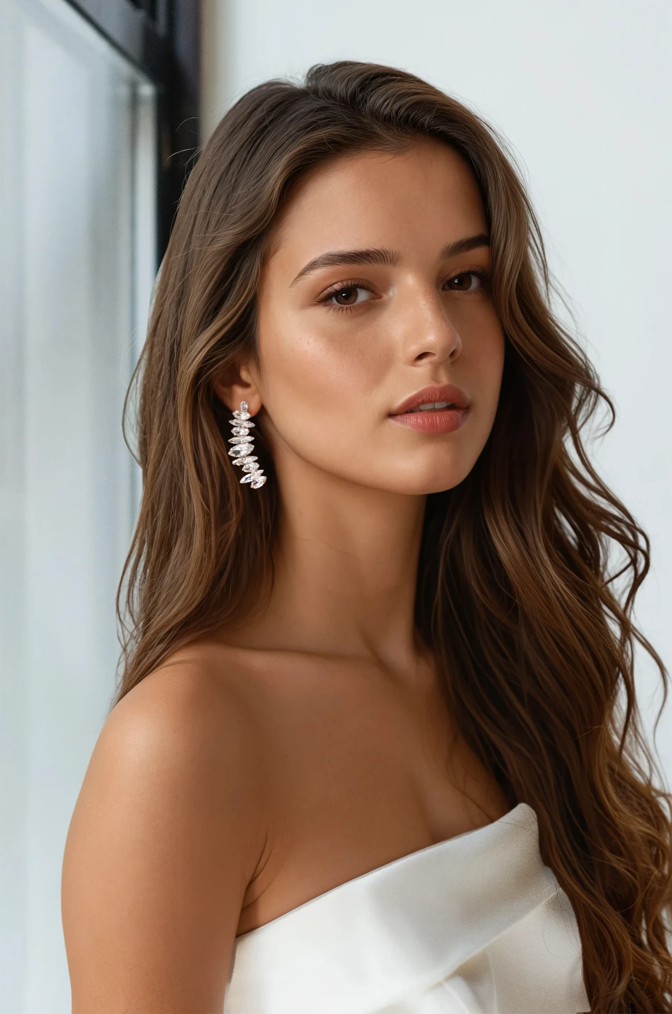 Amalfi Earrings for Women - Handmade Italian Jewelry, Sterling Silver Dangle Earrings, Elegant Gift for Her - Perfect for Weddings, Parties & Everyday Wear