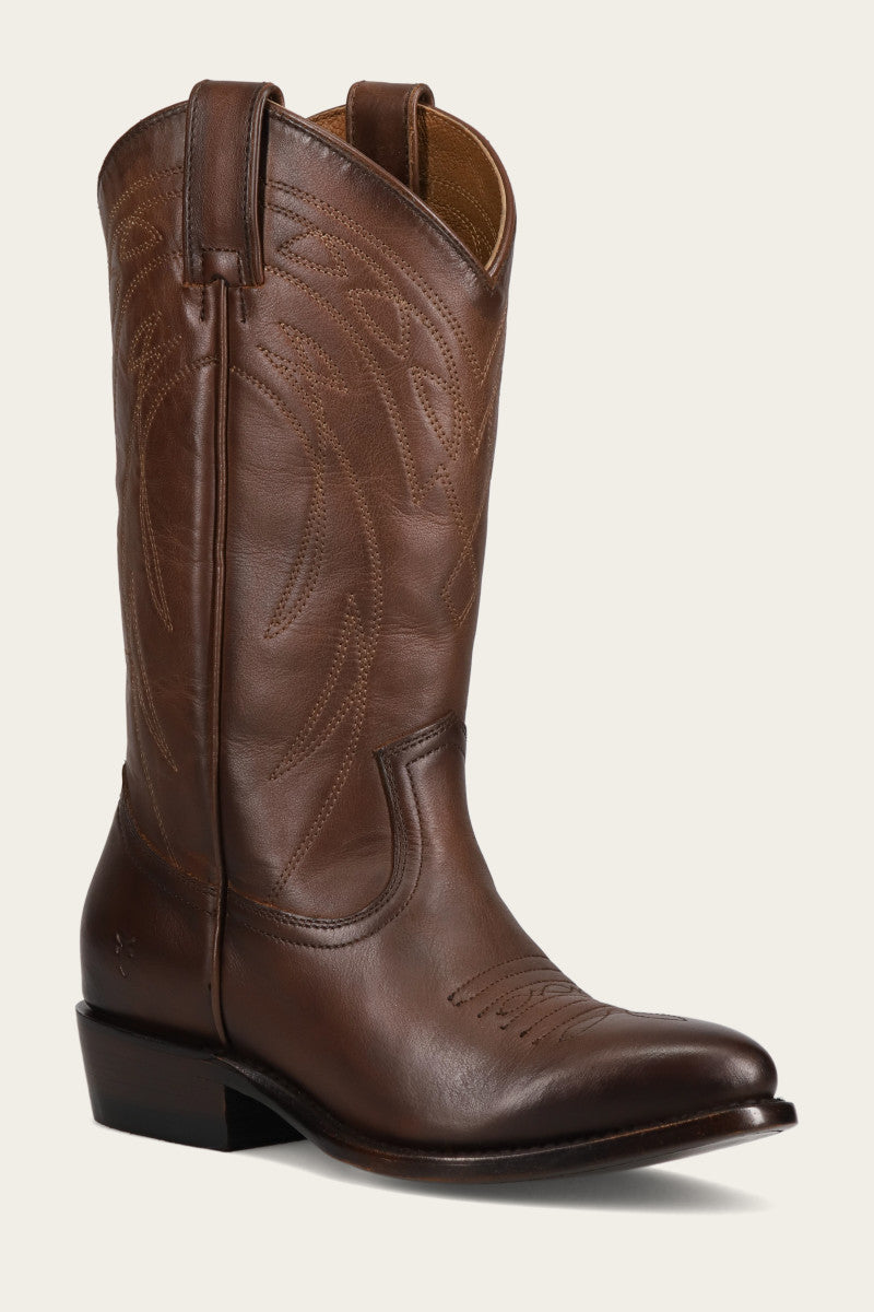 Billy Pull On Deco Stitch Boots for Women - Comfortable Ankle Booties with Stylish Embroidery Details | Perfect for Casual Outfits, Office Wear & Date Nights