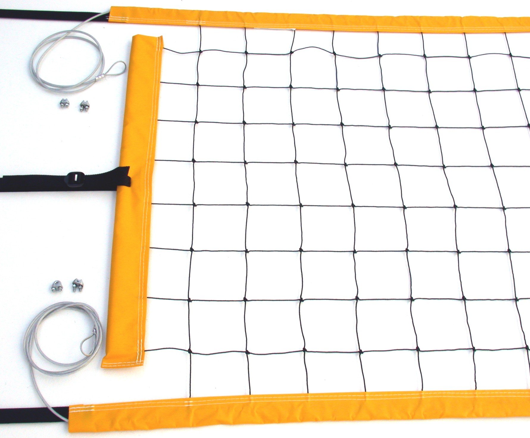 Premium Volleyball Power Net with Aircraft Cable - Top & Bottom Reinforced for Home Court | Durable & Stable for Indoor & Outdoor Games
