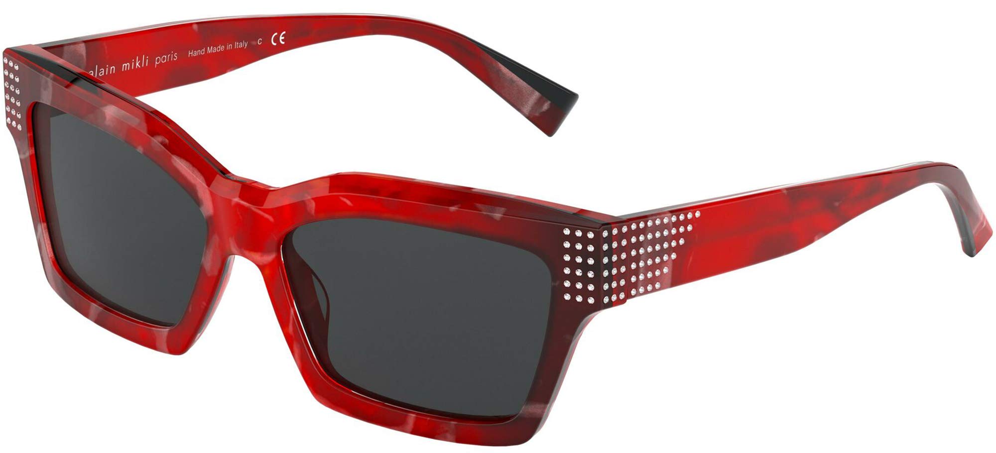 Stylish Aviator Sunglasses A5052 B003/87 Red/Black - UV Protection & Polarized Lenses for Driving, Beach & Outdoor Activities