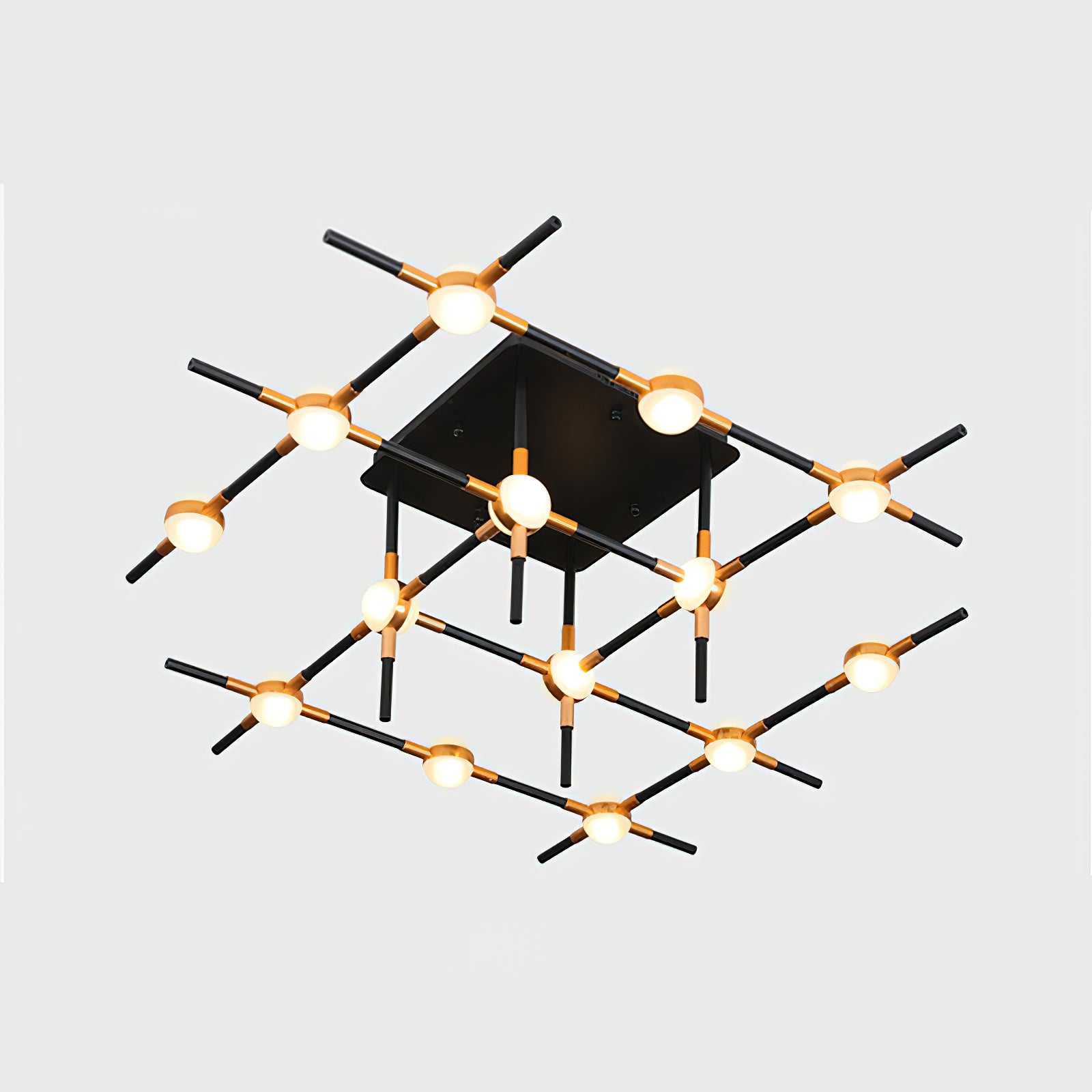 Dorney Modern Floating Ball Ceiling Light Fixture - LED Hanging Sphere Pendant Lamp for Living Room, Bedroom, Dining Room and Office Lighting Decor
