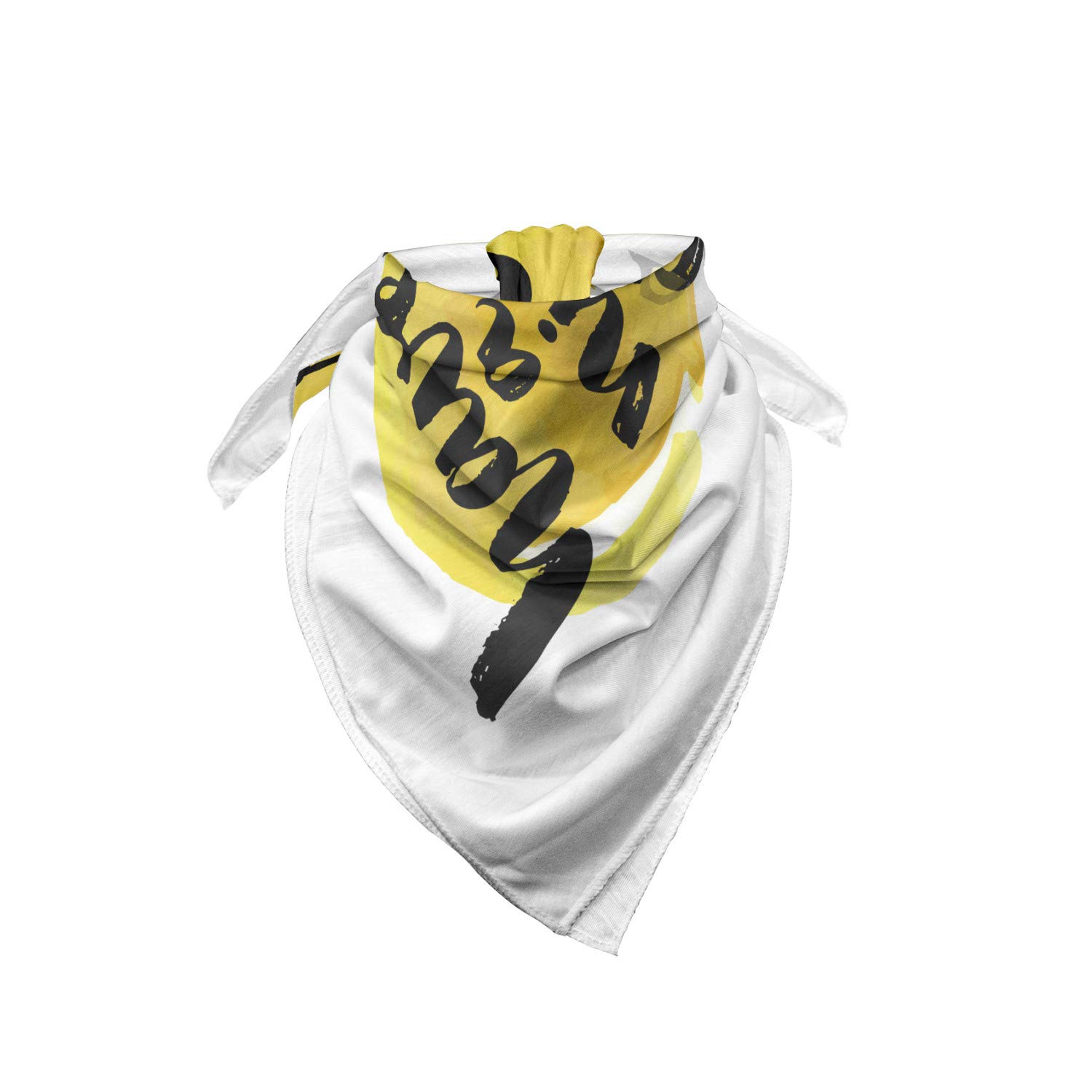 Ambesonne Positive 'Have a Nice Day' Bandana - Unisex Head & Neck Scarf for Outdoor Activities, Sports, and Casual Wear