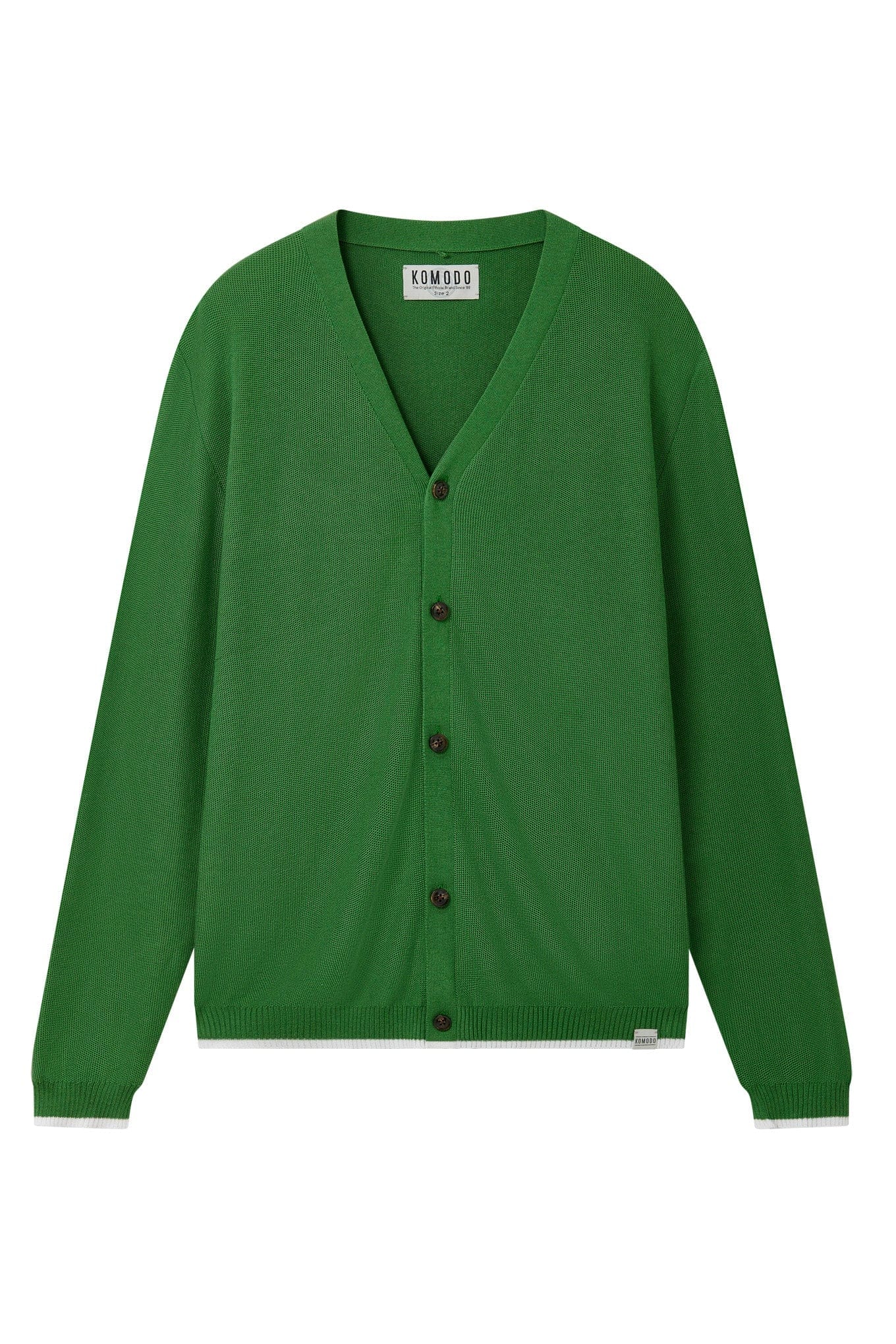 Jacob Men's Cotton Tencel Cardigan Sweater - Soft Lightweight Knit Pullover for Casual Wear | Jungle Green | Perfect for Office, Travel & Lounge Comfort