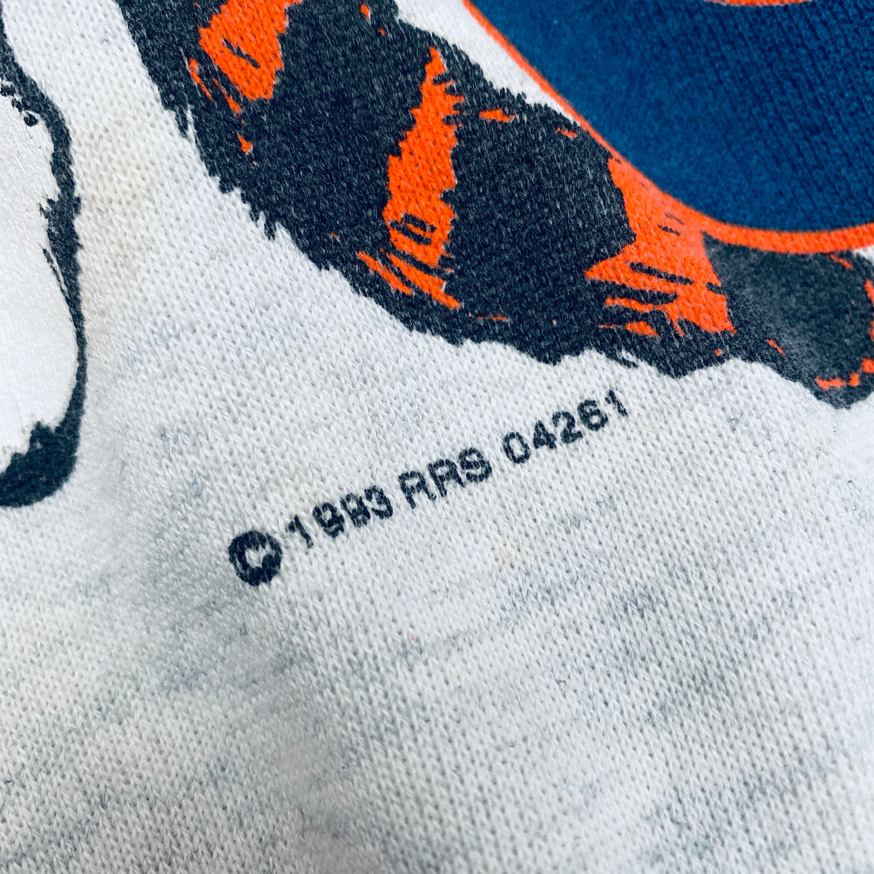 Clemson Tigers 1993 Graphic Spellout Sweatshirt XL - Vintage College Football Fan Apparel for Game Day & Tailgating