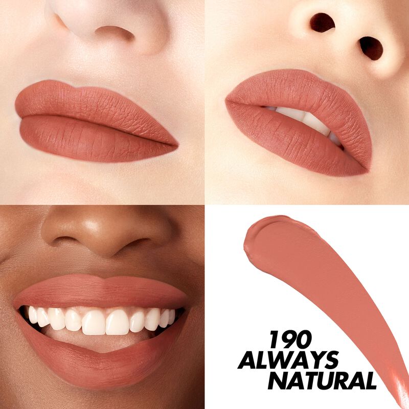 Rouge Artist For Ever Matte Always Au Naturel 190 - Long Lasting Matte Lipstick for Natural Look | Perfect for Everyday Wear & Special Occasions