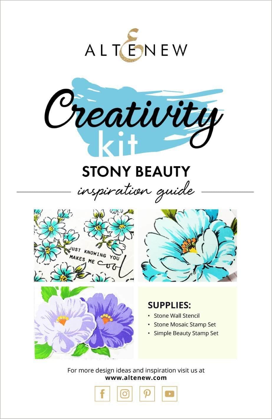 Stony Beauty Creativity Kit - DIY Art & Craft Inspiration Guide for Kids & Adults - Perfect for Home, School & Party Activities