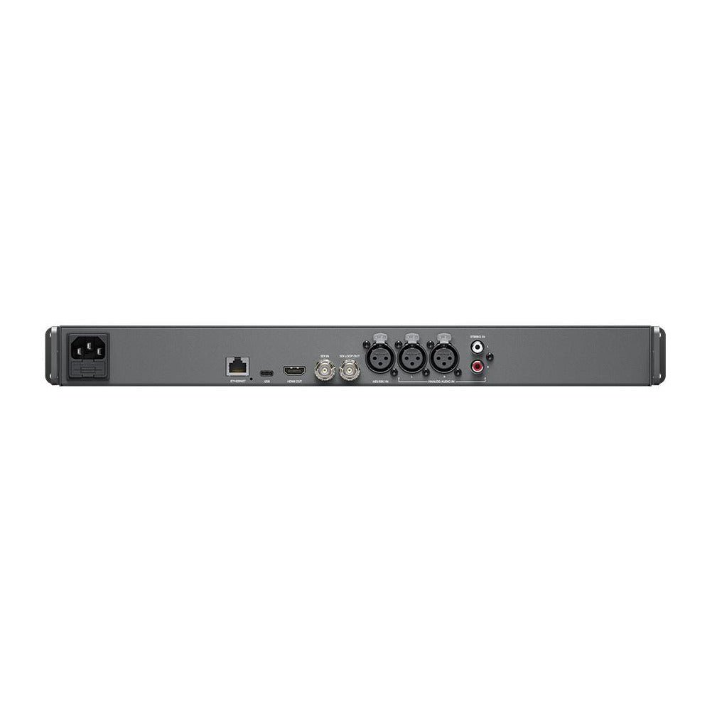 Blackmagic Design Audio Monitor 12G - Professional 12G-SDI Audio Monitoring Solution for Video Production & Live Streaming | Perfect for Studios, Broadcast & Film Sets