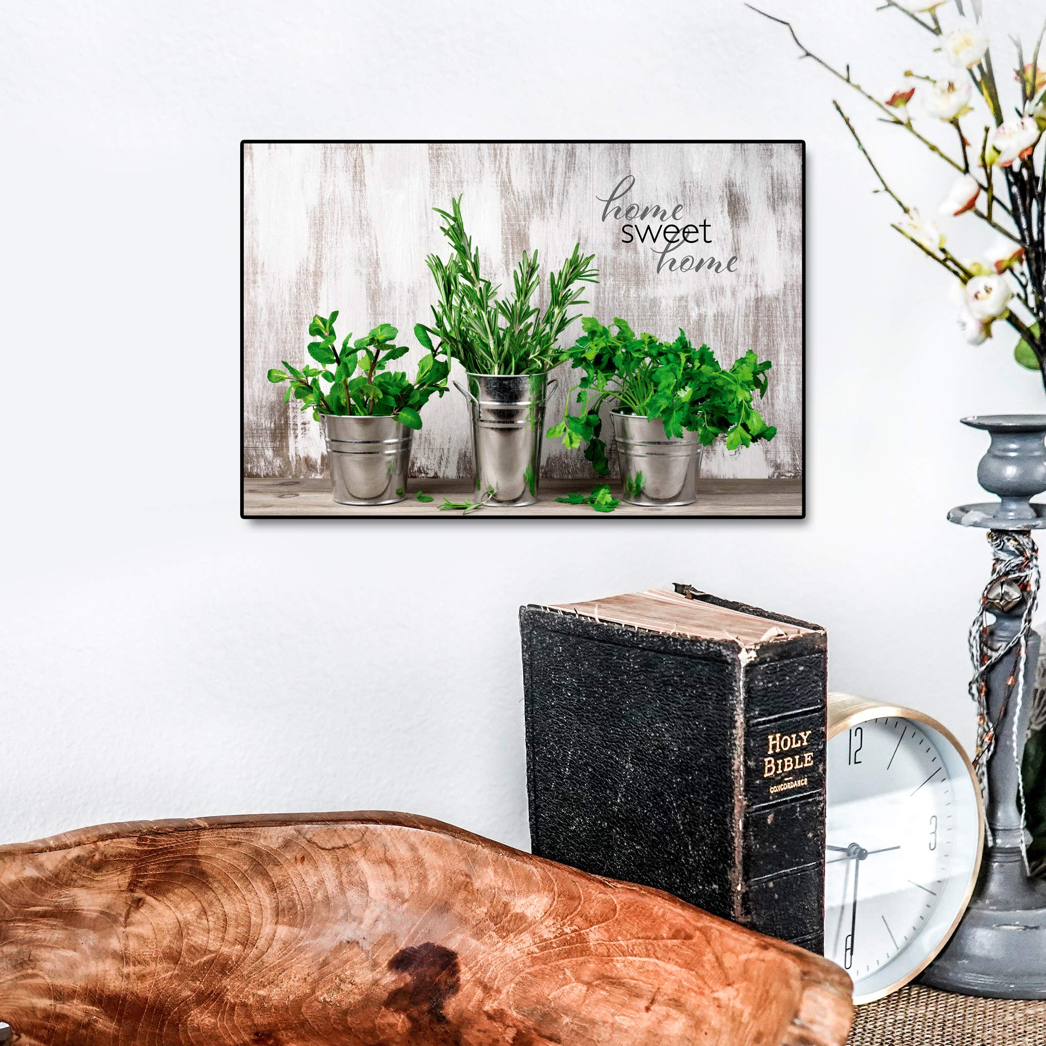 Rustic Home Sweet Home Wall Art - 9” x 6