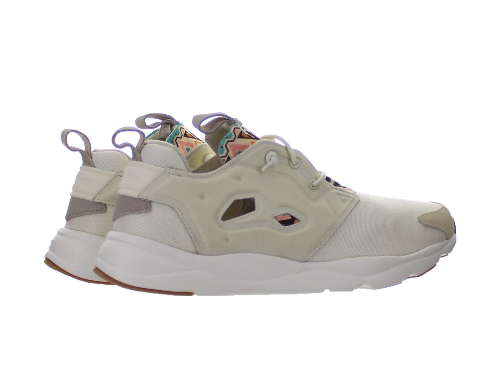Reebok Men's Furylite Graphic Pack Sneakers - White/Cream White/Chalk/Parchment - Size 9 US - Lightweight Running Shoes for Gym Workouts & Casual Wear