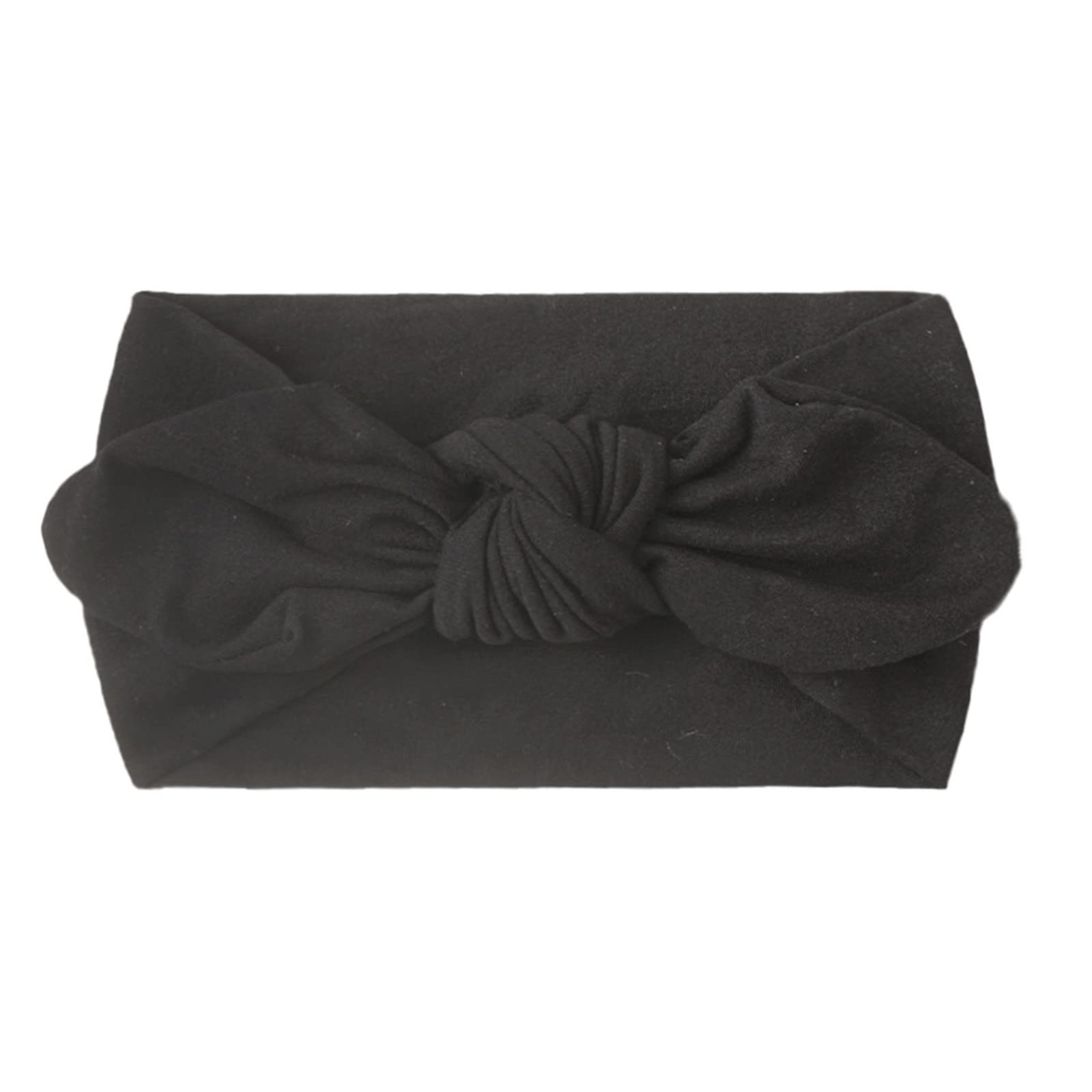 SHIERYUE Newborn Baby Girls Headbands - Soft Knotted Turban Headbands with Bowknot for Toddler & Infant - Perfect for Photography, Birthday Parties & Daily Outfits