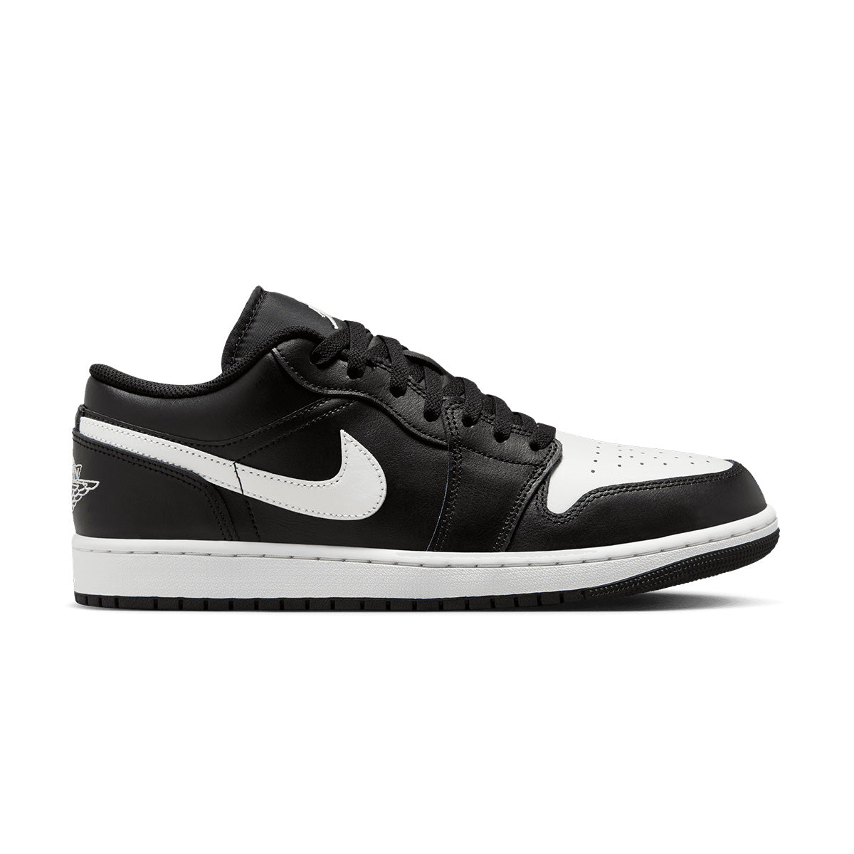 Air Jordan 1 Low 'Black White' Men's Basketball Shoes - Classic Black & White Sneakers for Casual Wear, Street Style & Gym Workouts
