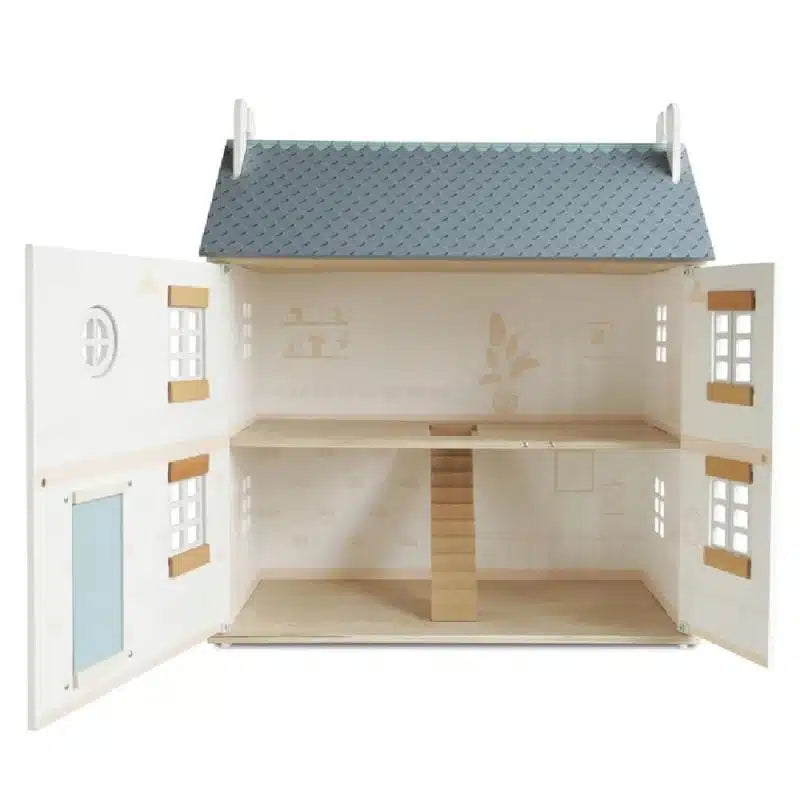 Bay Tree Wooden Dolls House - Handcrafted Wooden Dollhouse for Kids, Perfect for Imaginative Play & Room Decor