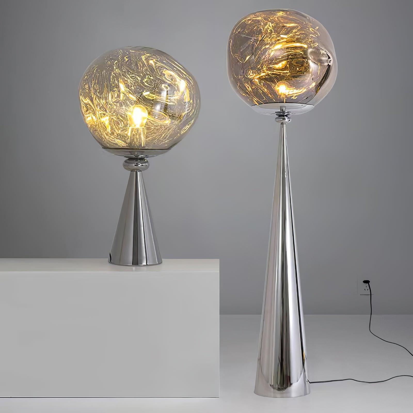 Lava Cone Table Lamp - Modern Volcanic Rock Design LED Night Light for Bedroom, Living Room, and Office Decor - Perfect for Relaxation and Ambient Lighting