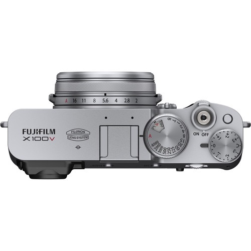 FUJIFILM X100V 26.1MP Digital Camera with 23mm F2 Lens - Silver | Compact Mirrorless Camera for Street Photography, Travel & Vlogging | 4K Video & Advanced Hybrid Viewfinder
