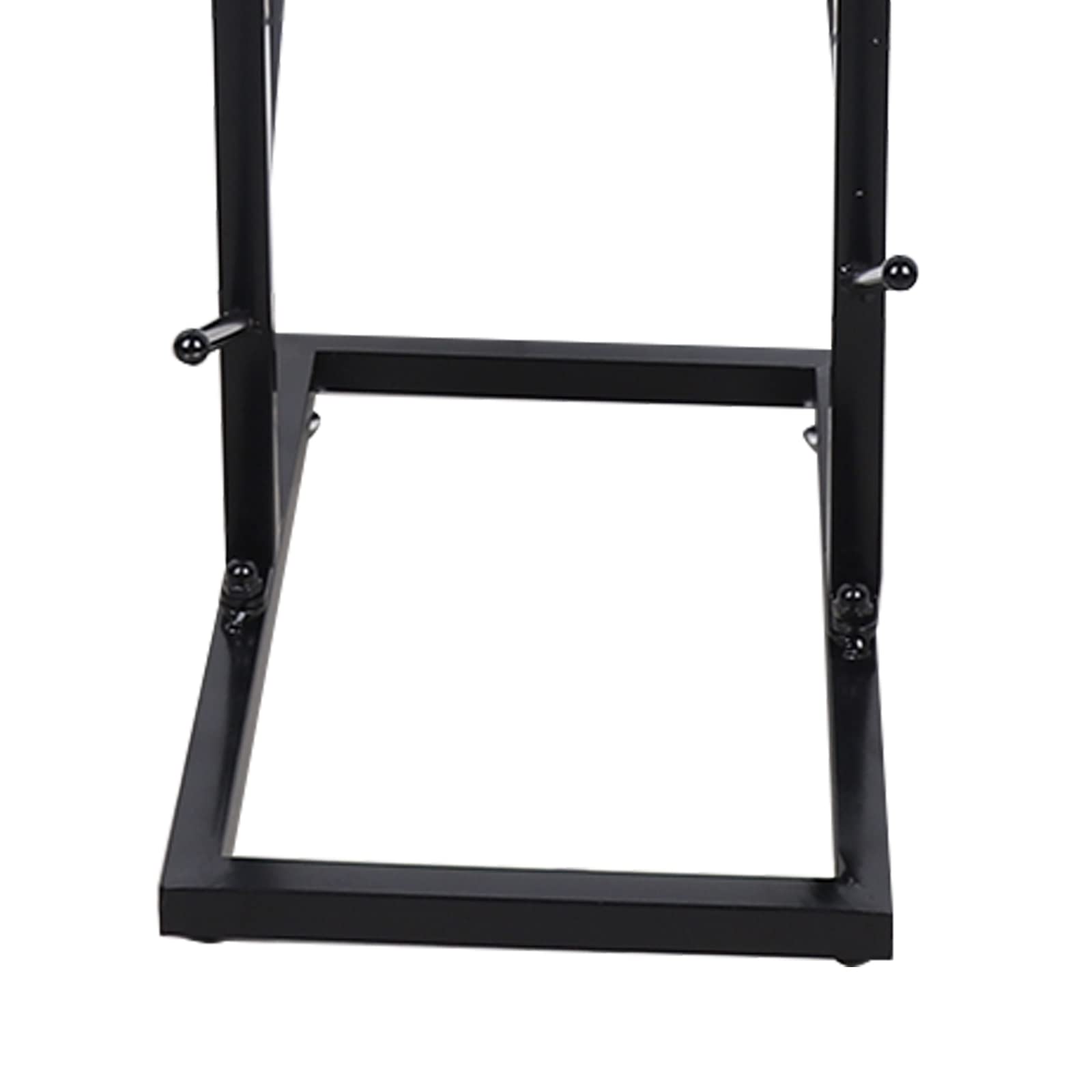 Durable Double-Sided Metal Ball Storage Rack for Baseball & Basketball - Indoor/Outdoor Sports Equipment Organizer - Perfect for Gym, Playroom, and Backyard - USA Stock