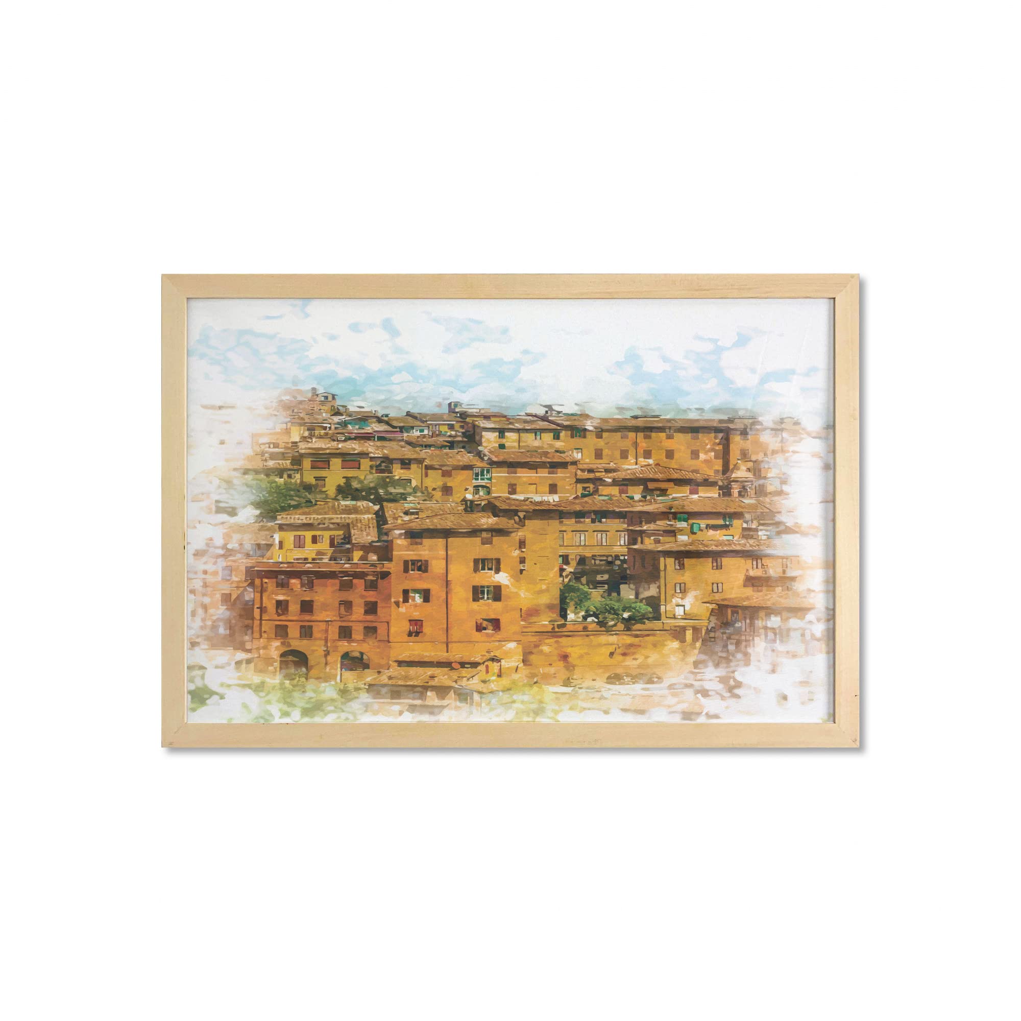 Ambesonne Vintage Italian Town Wall Art - 35