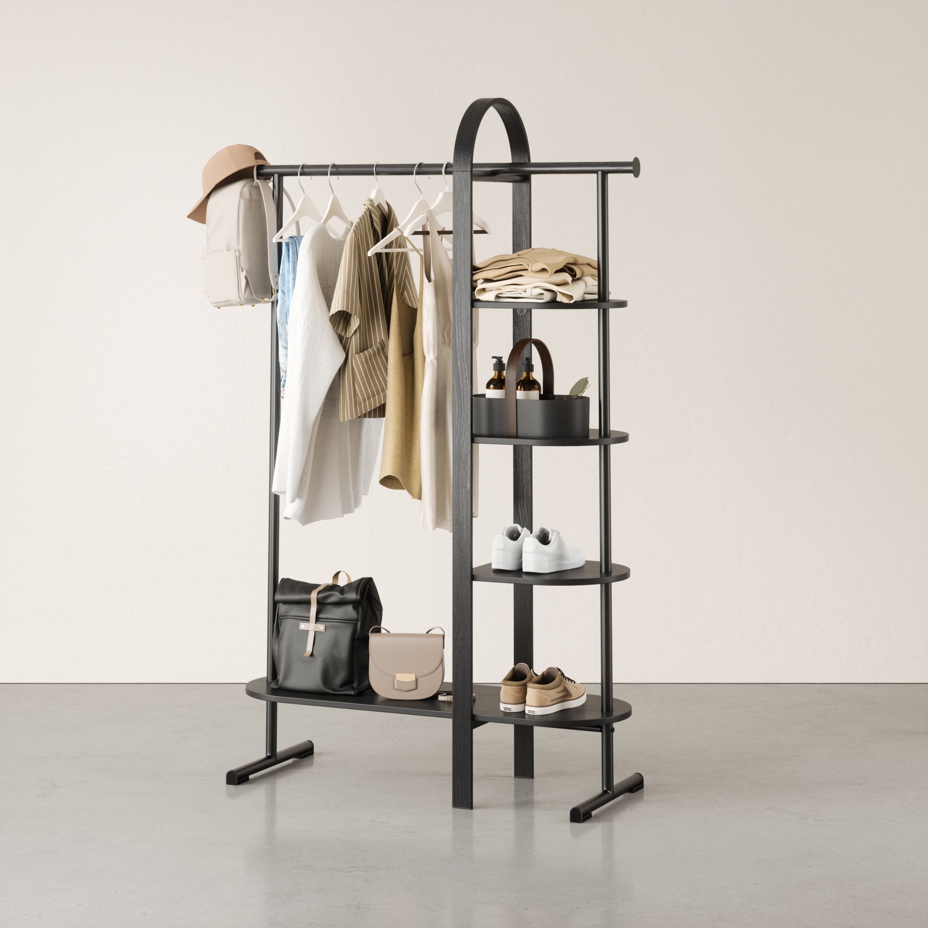 Bellwood Garment Rack - Heavy Duty Clothes Rack with Wheels, Adjustable Clothing Rack for Bedroom, Closet Organization, Laundry Room & Retail Store Display