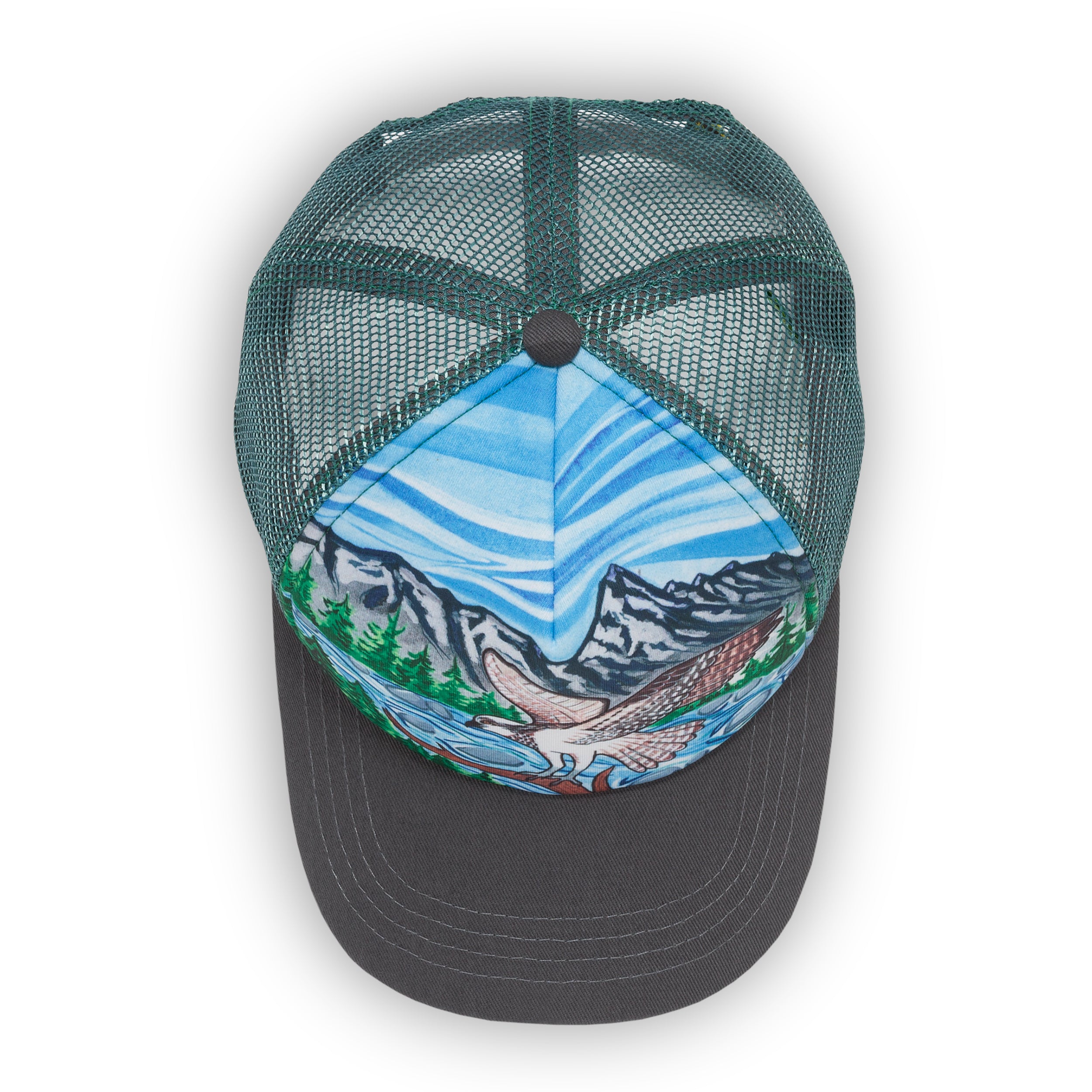 Osprey Kids' Trucker Hat - Adjustable & Breathable Sun Hat for Boys and Girls - Perfect for Outdoor Activities, Hiking, and Beach Trips