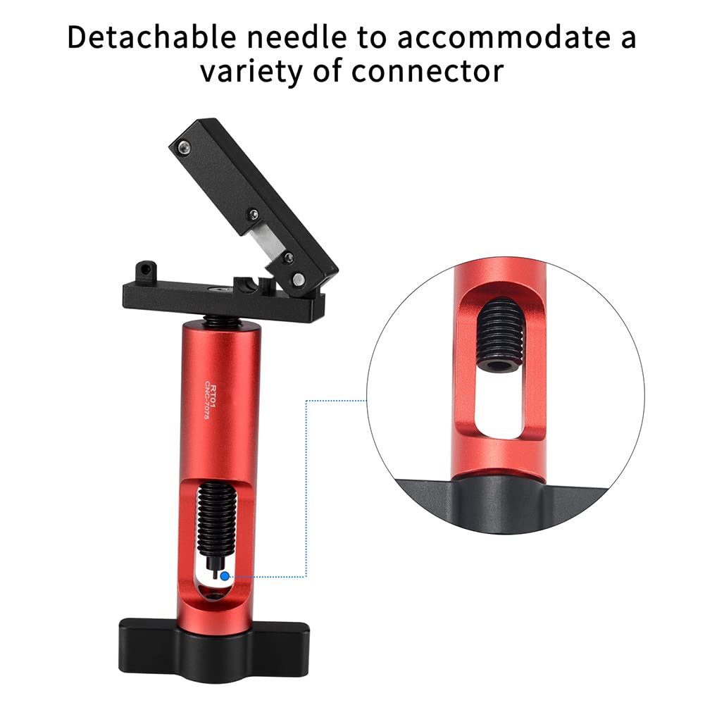 BESNIN 2-in-1 Bike Hydraulic Hose Cutter and Needle Insert Tool - Upgraded Fitting Insertion Tool for Brake Lines & Hydraulic Systems - Perfect for Bicycle Repair, Motorcycle Maintenance & DIY Hydraulic Projects