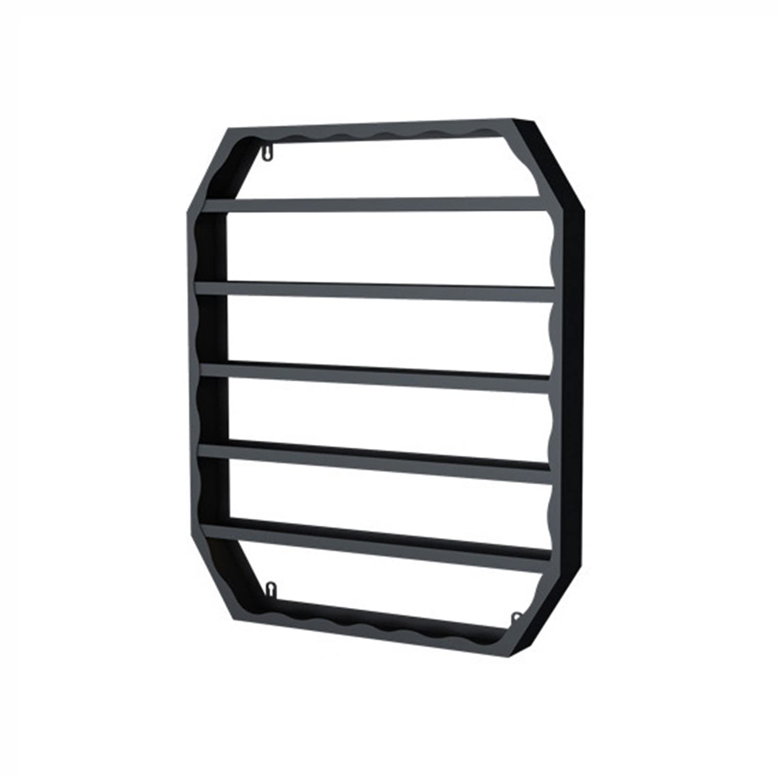 6-Tier Wrought Iron Nail Polish Display Stand - Wall Mounted Organizer for Salon & Spa - Essential Oil Storage Rack for Nail Polish Bottles - Perfect for Professional Salons, Home Beauty Stations & Retail Displays