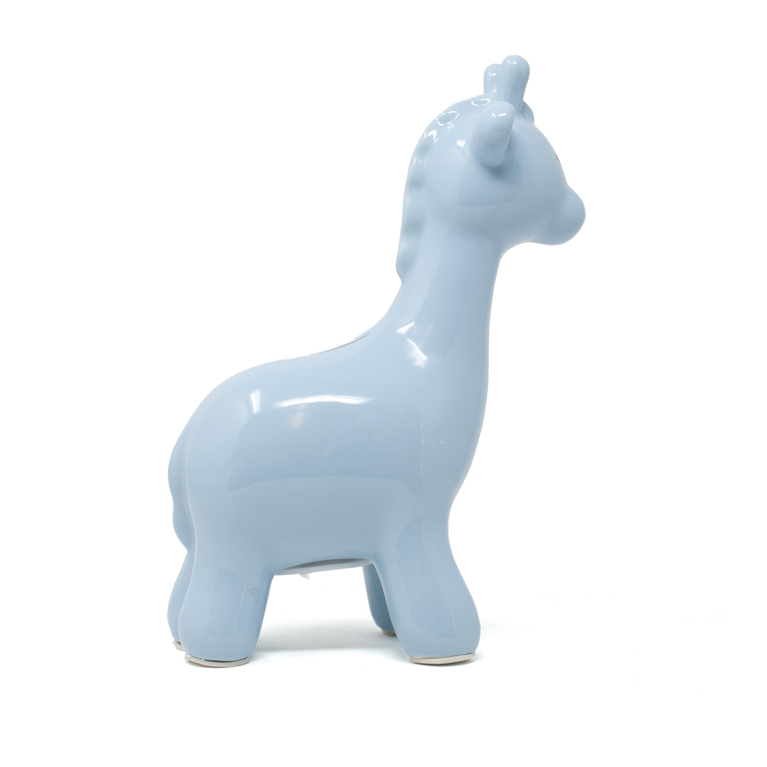 Child to Cherish Blue Ceramic Giraffe Piggy Bank - Perfect Gift for Kids' Savings & Room Decor