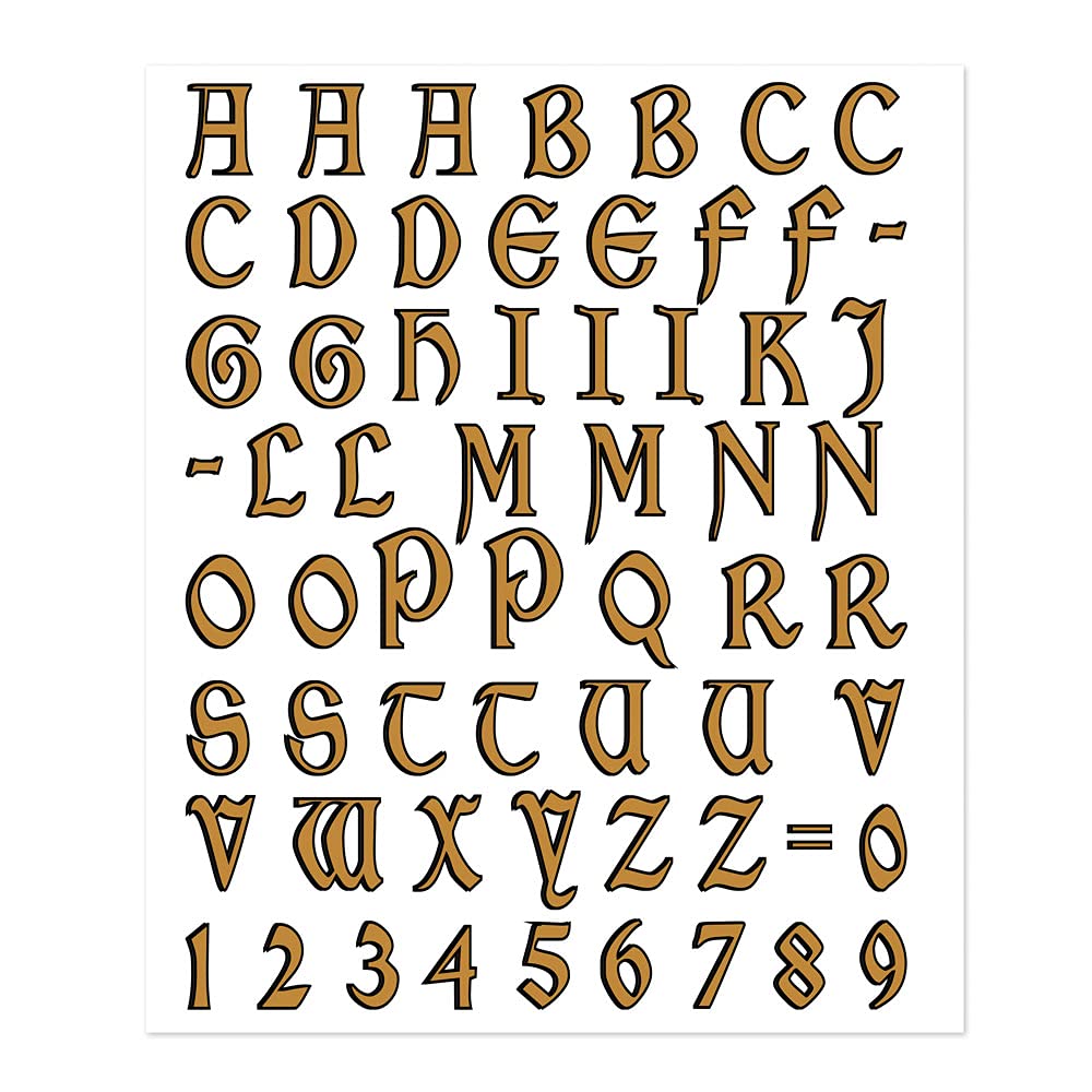 Quattroerre 1229 DIY Letter Stickers Kit - Floral Alphabet Decals for Scrapbooking, Journaling, Card Making & Home Decor - Self-Adhesive Vinyl Stickers for Crafts, Planners, and DIY Projects