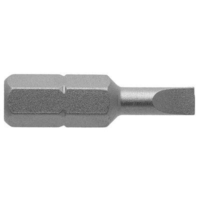 5-Piece Slotted Screwdriver Bit Set (10F-12R) - Durable Steel Construction for Home Repair, Furniture Assembly & DIY Projects