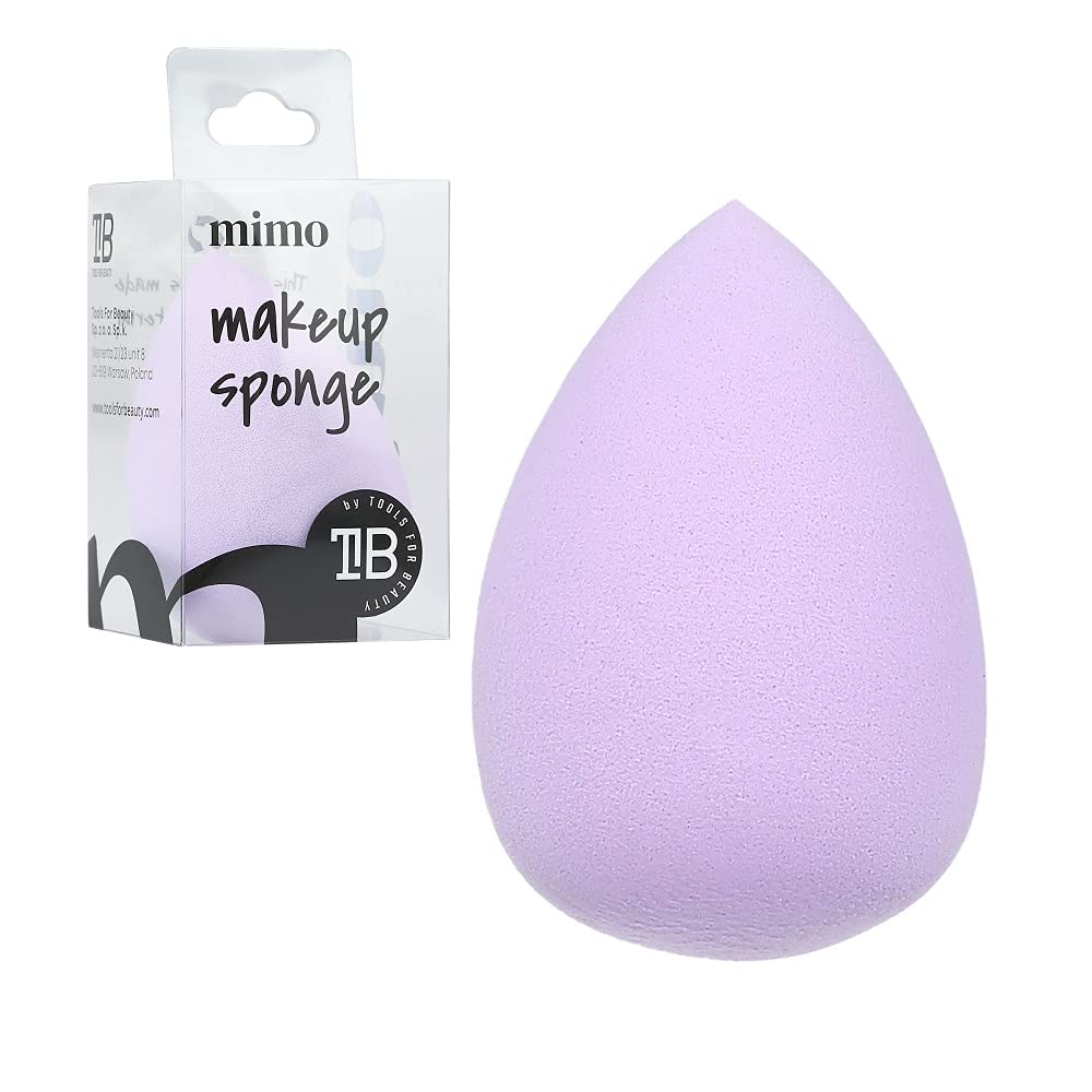 Premium Beauty Makeup Sponge Egg Blender - Soft Lilac for Flawless Foundation & Concealer Application - Perfect for Daily Makeup & Professional Use