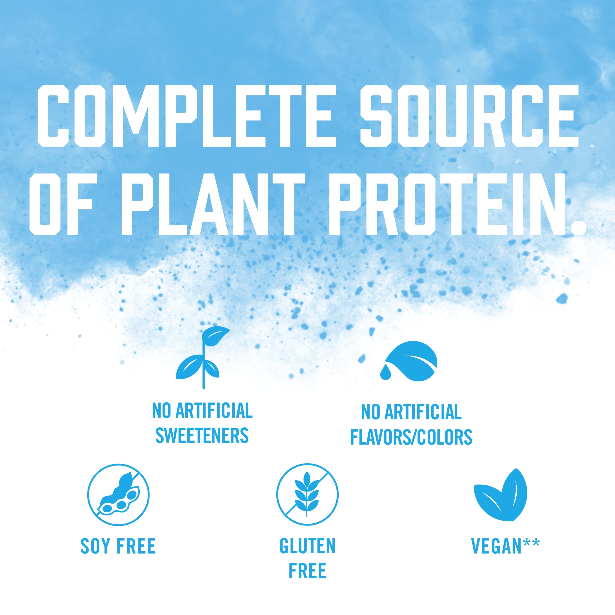 BioSteel Vegan Protein Powder - Vanilla Flavor, NSF Certified for Sport, 1.8 lbs (22g Plant-Based Protein per Serving, 25 Servings) - Premium Vegan Protein with Brown Rice, Pea & Pumpkin Seed - Ideal for Post-Workout Recovery, Muscle Building & Healthy Lifestyle