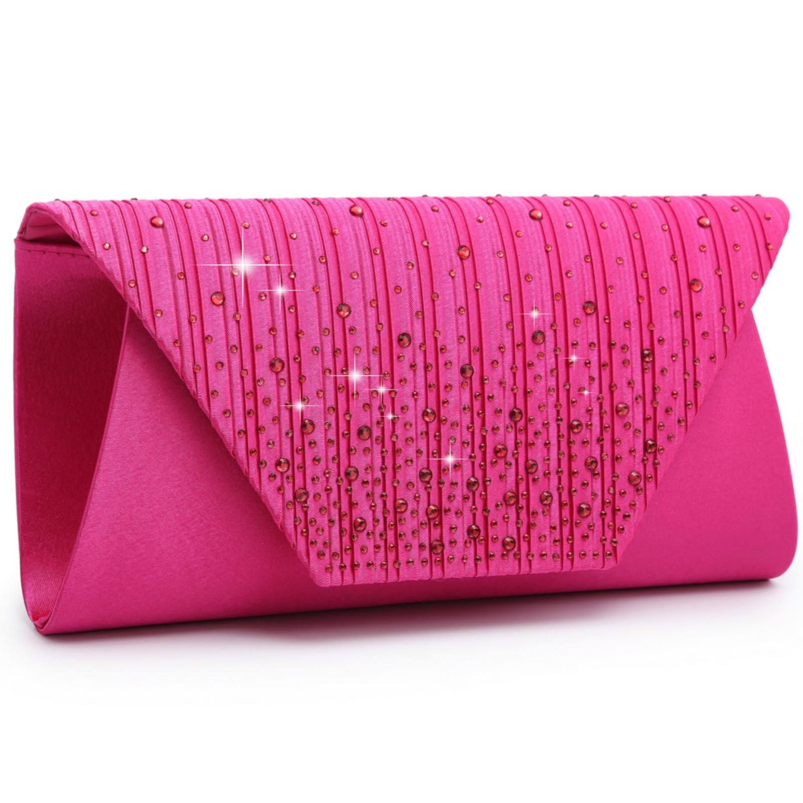 Dasein Women's Glitter Rhinestone Evening Clutch Purse - Elegant Wedding Party Handbag for Prom, Cocktail & Formal Events | Perfect for Bridesmaids, Date Nights & Special Occasions