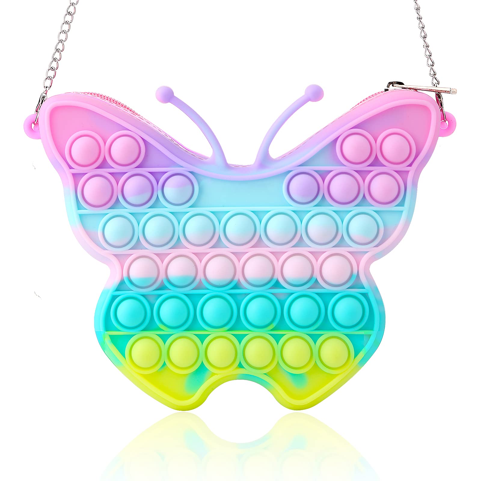 Easter Bunny Pop Purse for Girls - Cute Fidget Toy & School Supply - Easter Basket Stuffer Gifts for Kids Ages 10-12 - Perfect for Classroom Rewards, Birthday Presents & Easter Celebrations