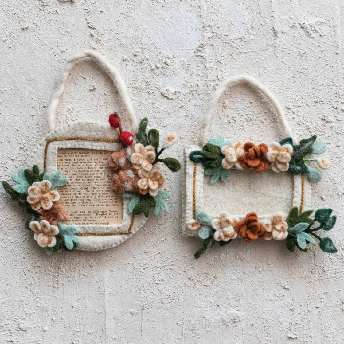 Handmade Wooden Photo Frame Ornament Set - Perfect for Wall Decor, Wedding Gifts & Home Display | Personalized Picture Frame for Memories & Keepsakes