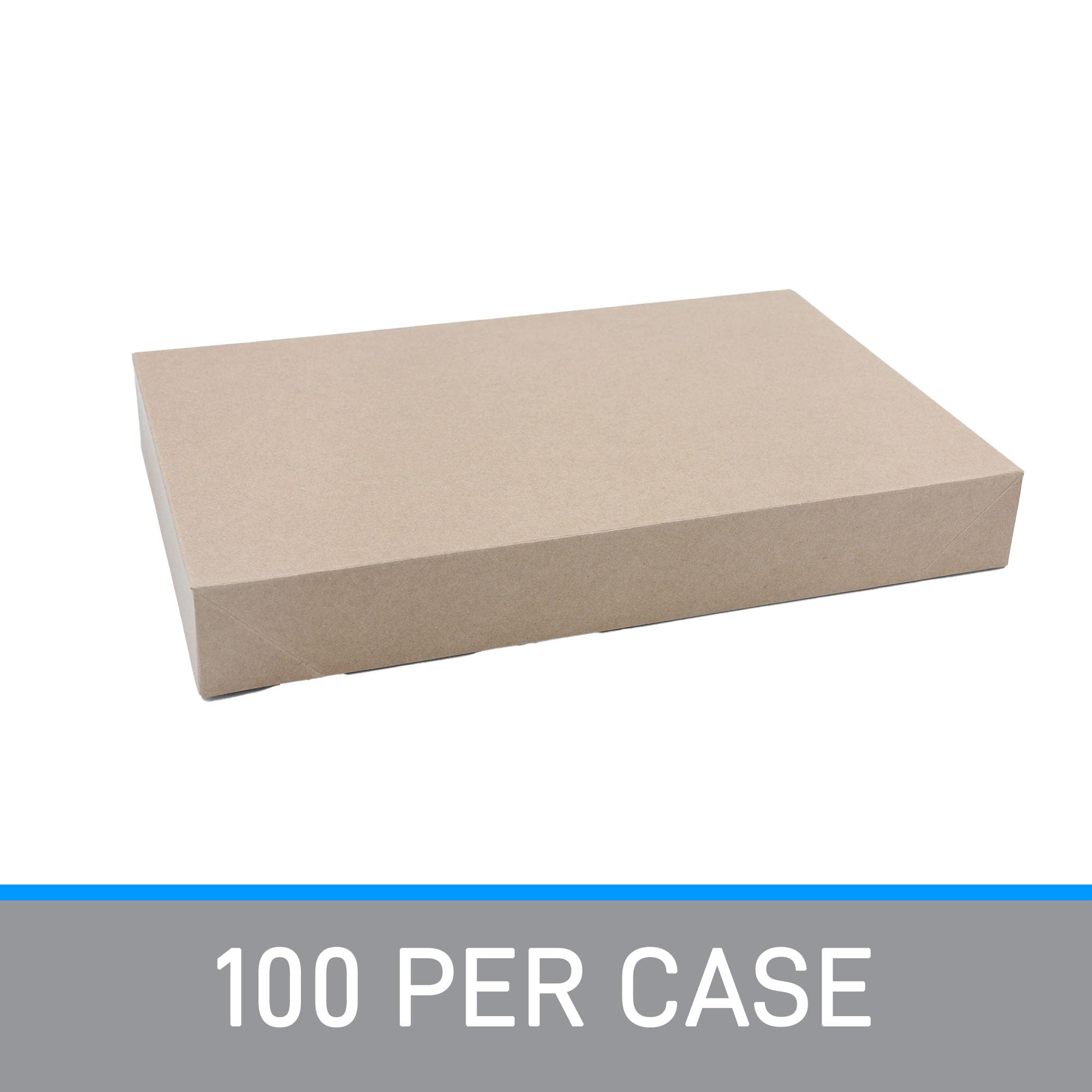 SSWBasics 15 x 9.5 x 2 Inch Kraft Apparel Shipping Boxes - 100 Pack | Perfect for Clothing, Retail Packaging & Ecommerce Shipping