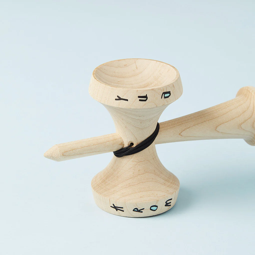 Krom Yua Signature Kendama - Professional Japanese Wooden Skill Toy for Hand-Eye Coordination - Perfect for Beginners, Kids, and Adults - Great for Stress Relief, Office Breaks, and Outdoor Play