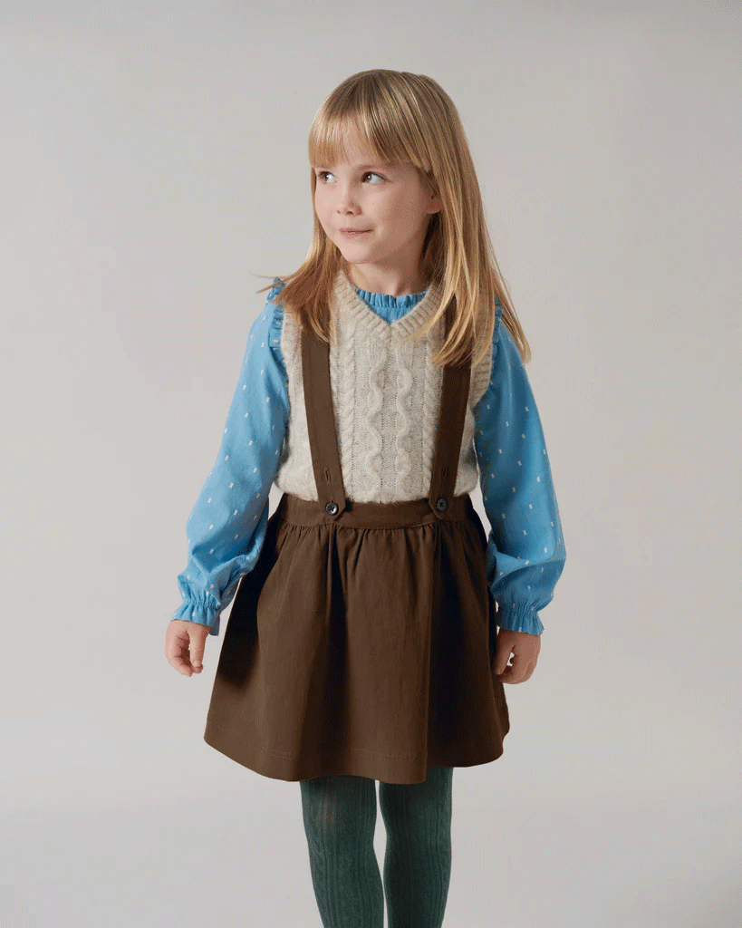 MarMar Copenhagen Deep Choco Sabina Spenser Dress - Elegant Women's Party Dress for Weddings, Cocktail Events & Evening Occasions