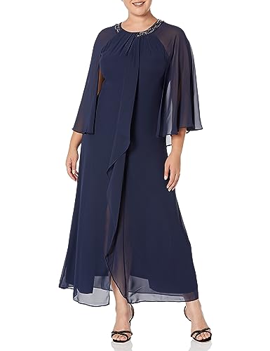 Navy Capelet Sleeve